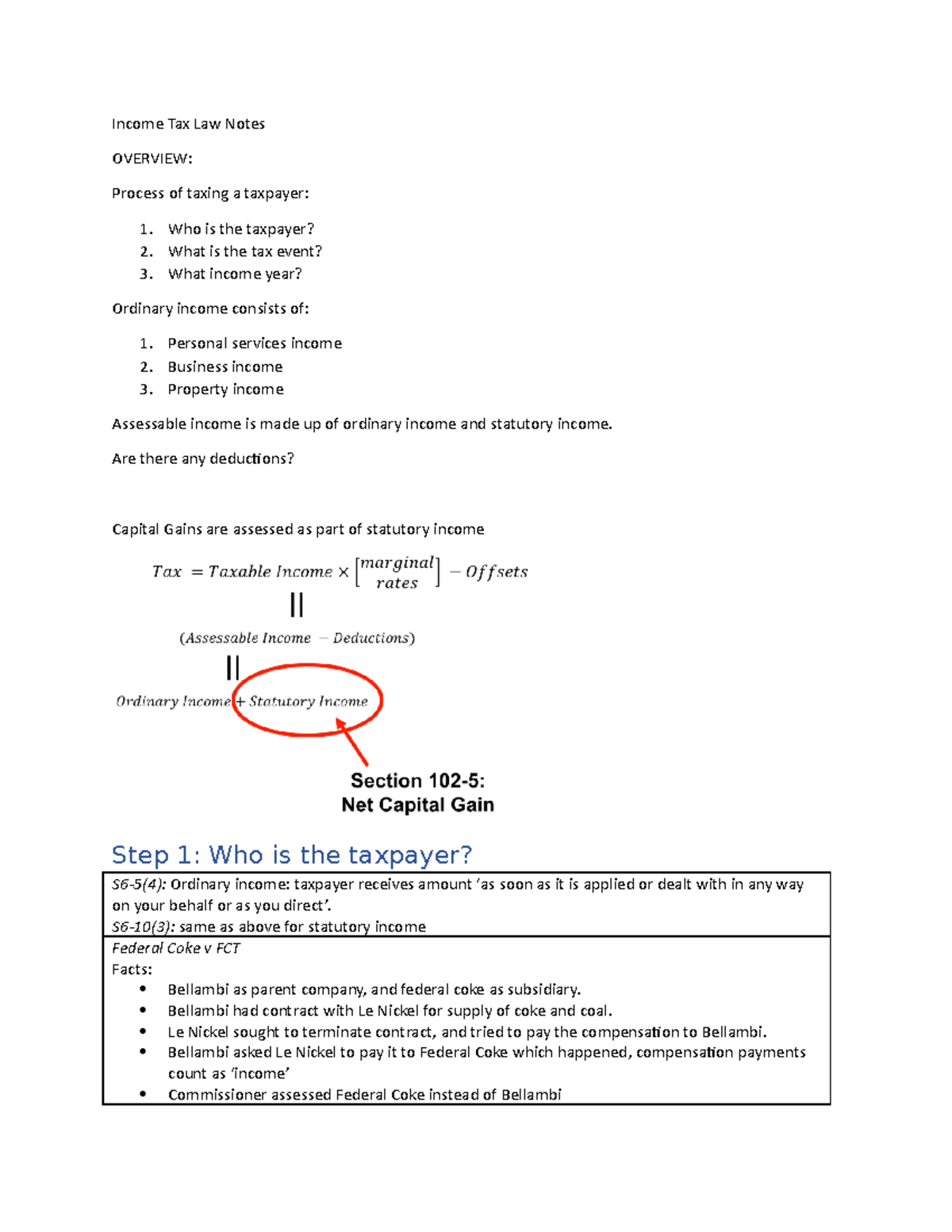 income-tax-law-finals-notes-income-tax-law-notes-overview-process-of