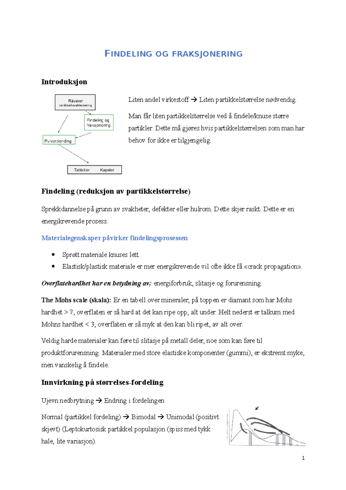 Findeling og fraksjonering - FINDELING OG FRAKSJONERING Introduksjon ...