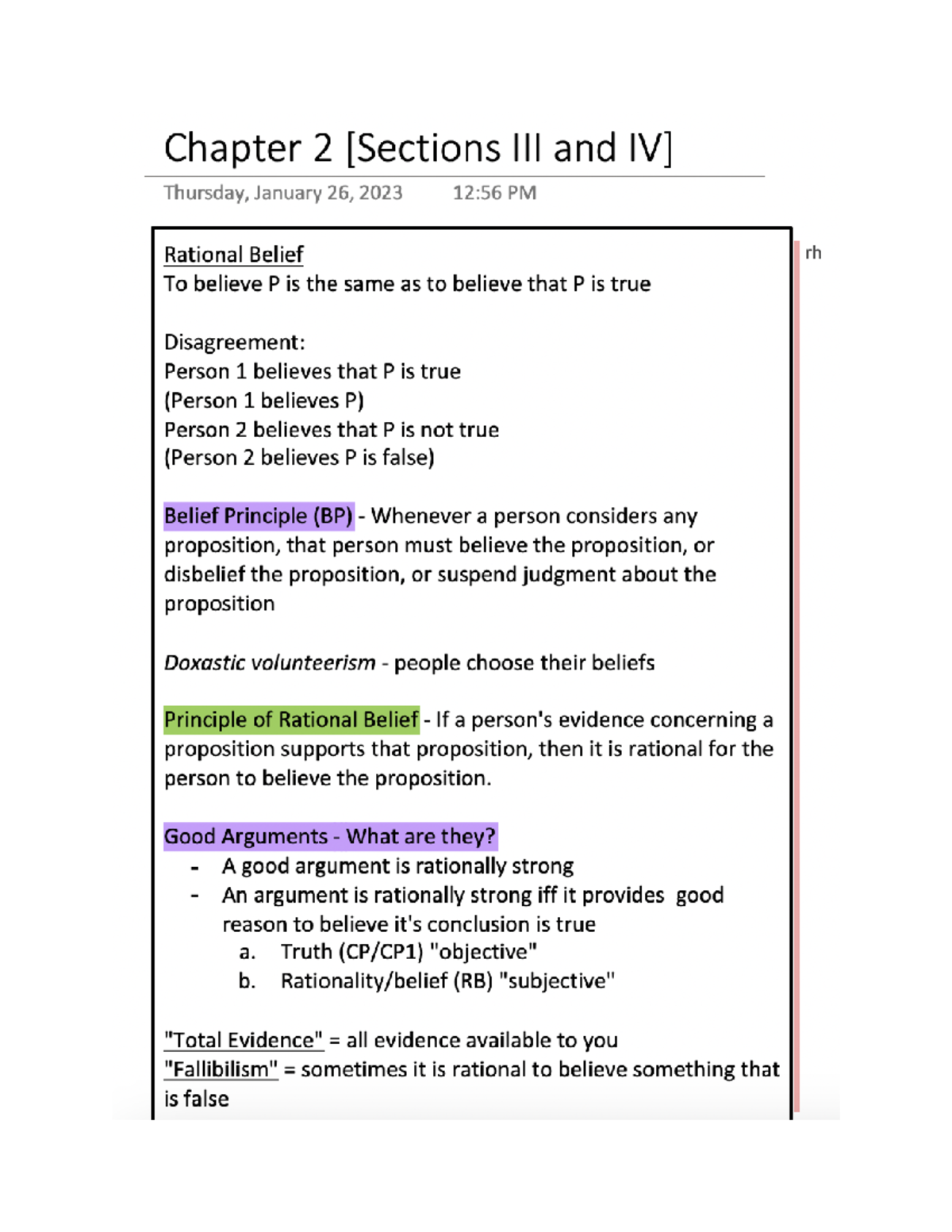 Chapter 2 [Sections III and IV] - ANTH 101 - Studocu