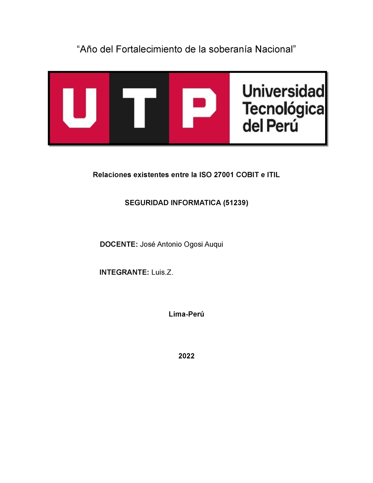 Tarea Sem  Informatica - “Año del Fortalecimiento de la  soberanía Nacional” Relaciones - Studocu