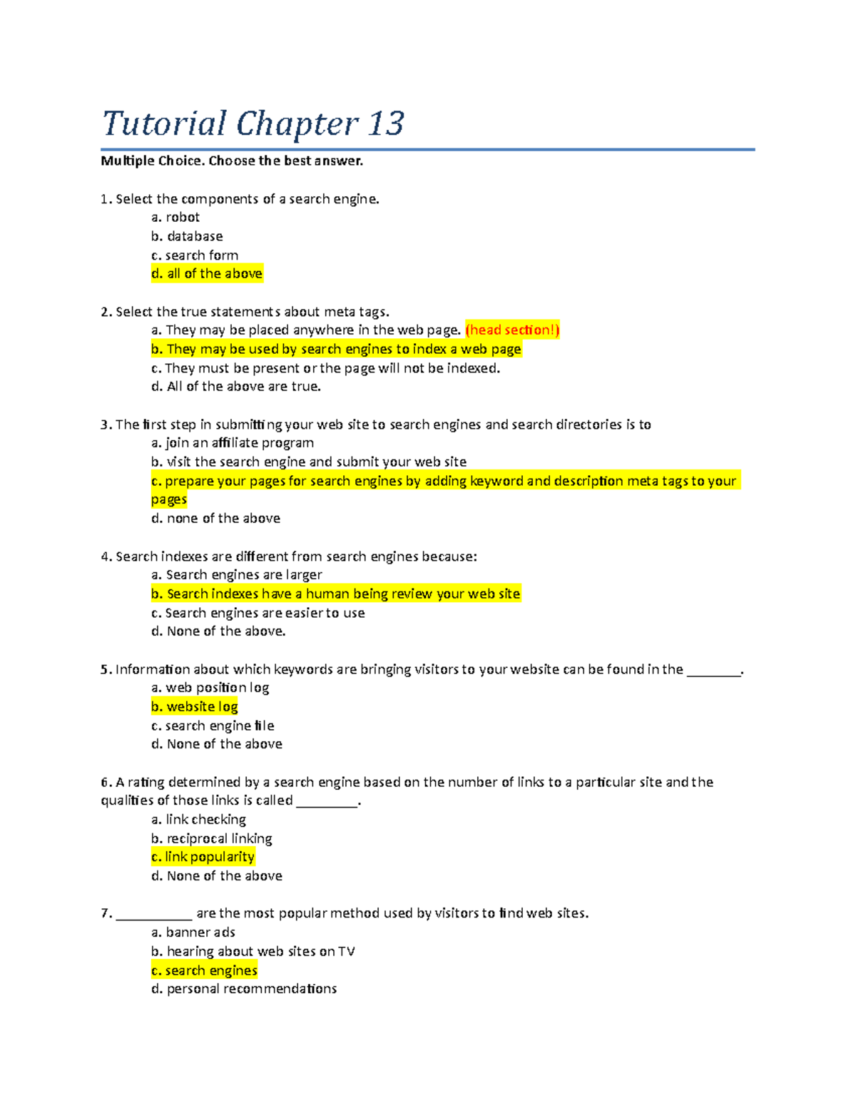 Tutorial 13 It Project Management Mcq Studocu