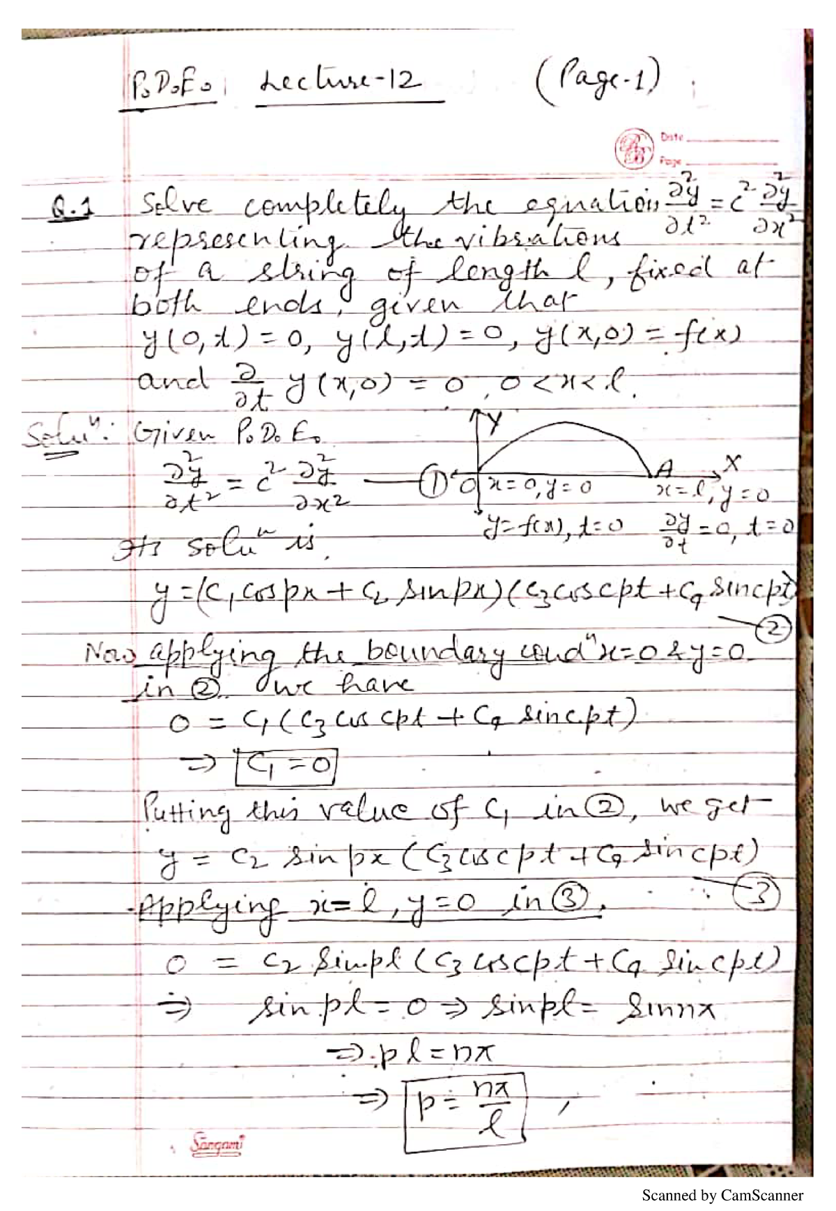 Application Of Partial Differential Equation - Differential Equations ...