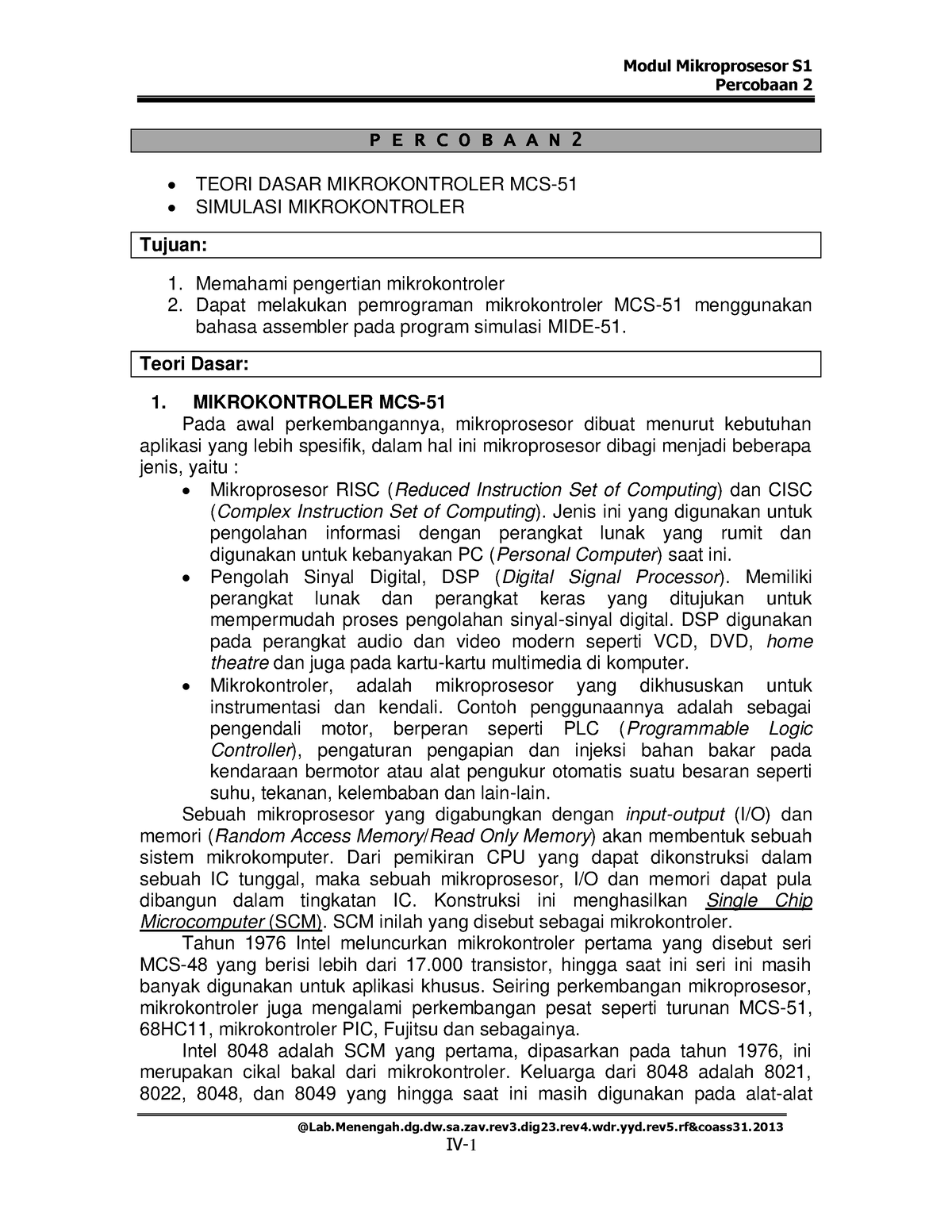 MP2 - Lecture Notes - Percobaan 2 - Studocu