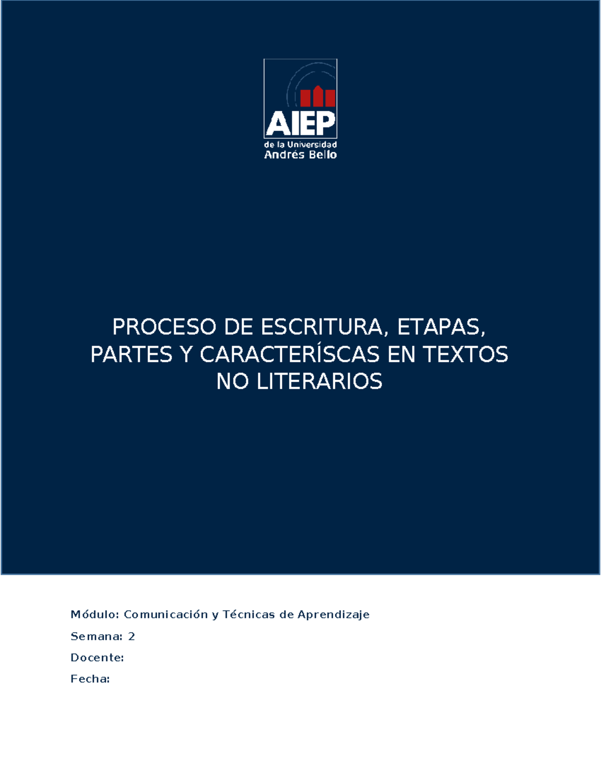 MAPA Conceptual Semana 2 aiep - Módulo: Comunicación y Técnicas de ...