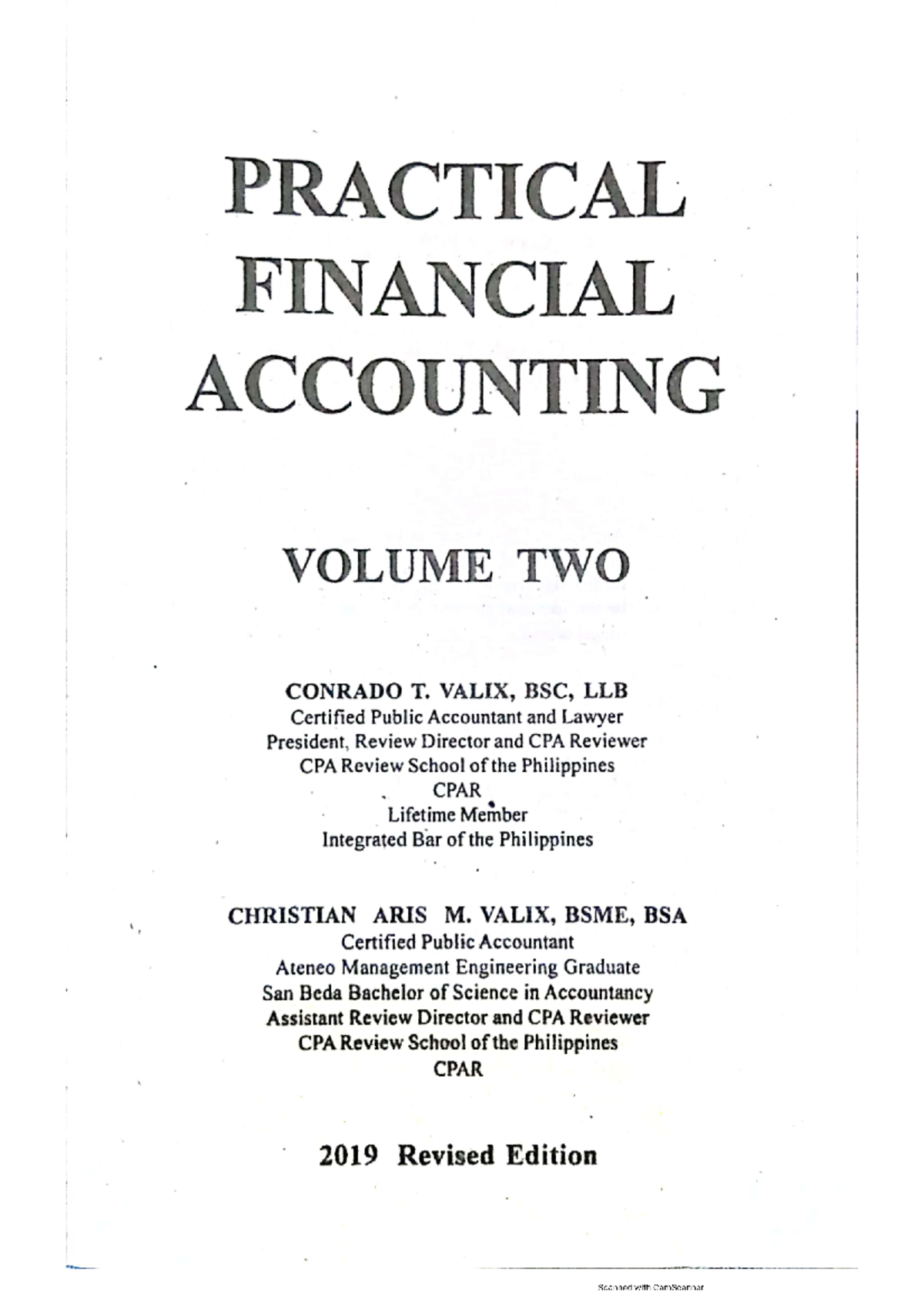 Practical Financial Accounting V2 Chapter 1-3 - Accountancy - Studocu