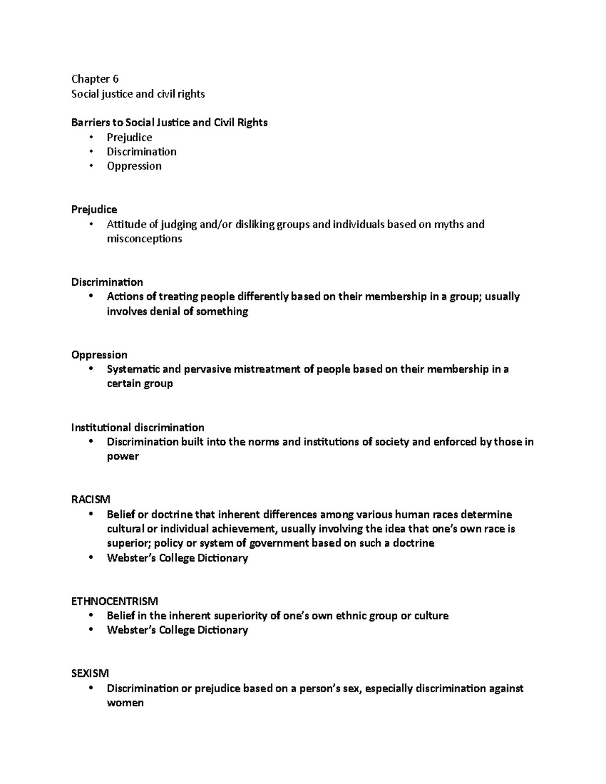 chapter-6-notes-chapter-6social-justice-and-civil-rights-barriers