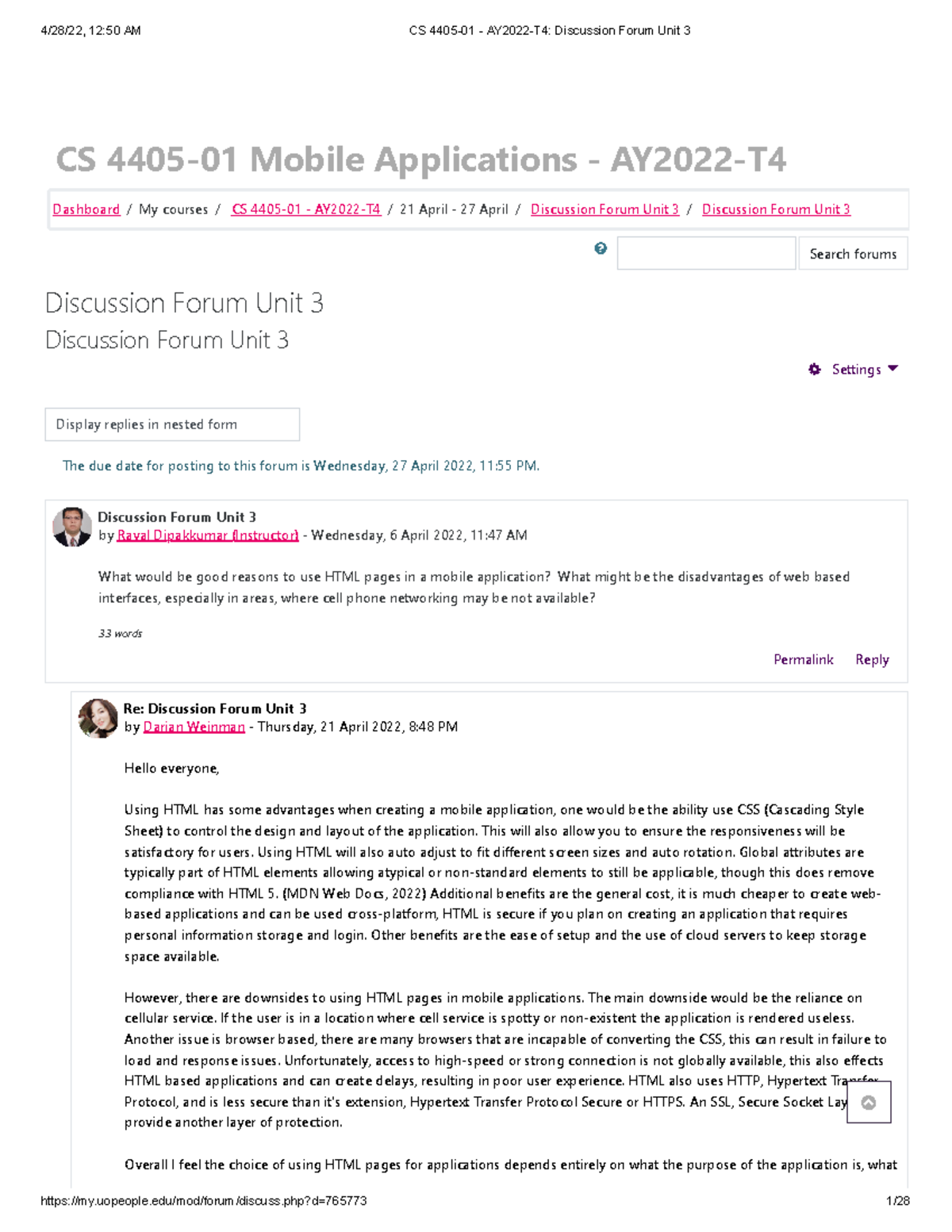 discussion-forum-unit-3-what-would-be-good-reasons-to-use-html-pages