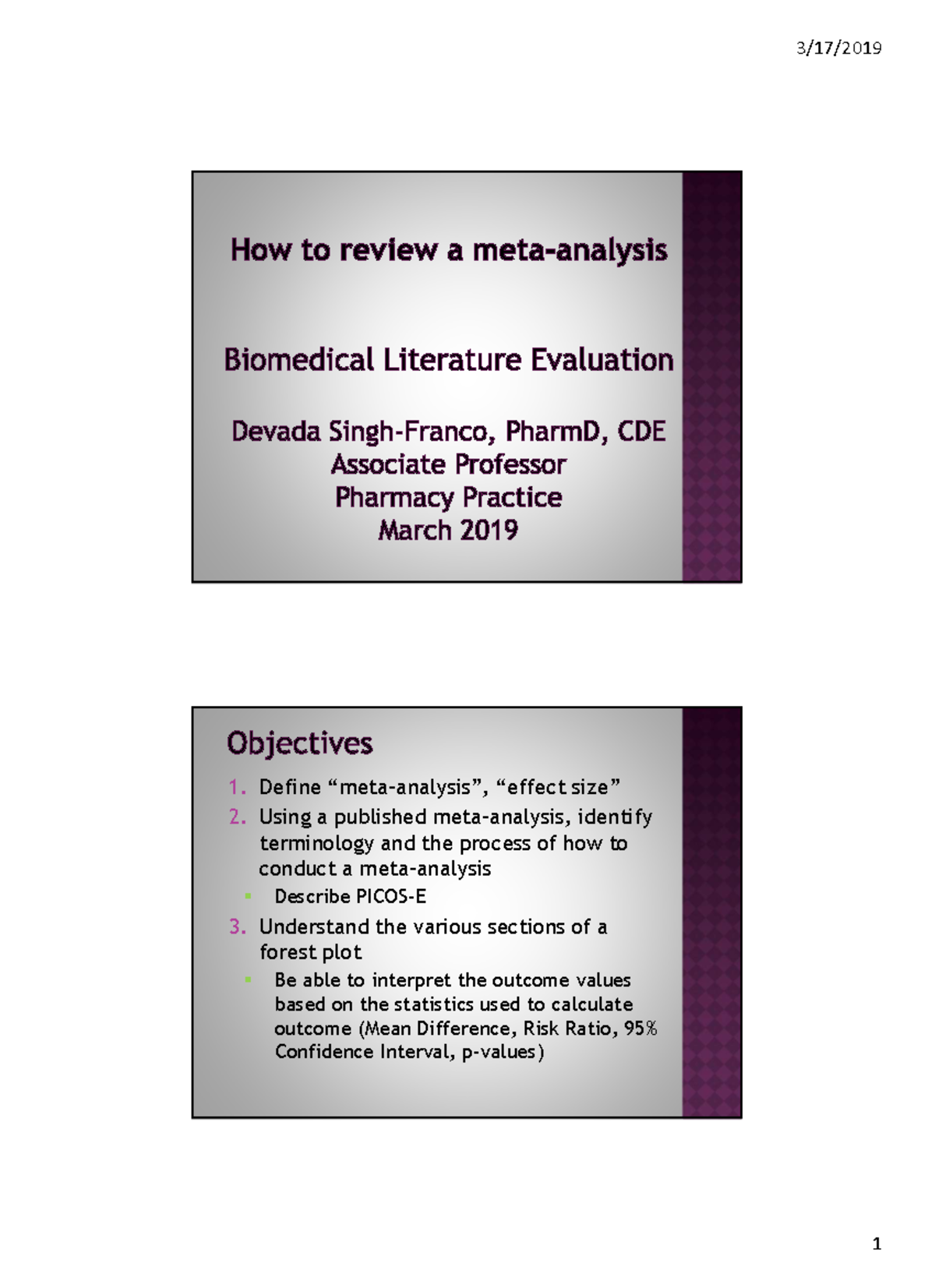 Meta-analysis. Definition “Meta-analysis refers to the analysis of