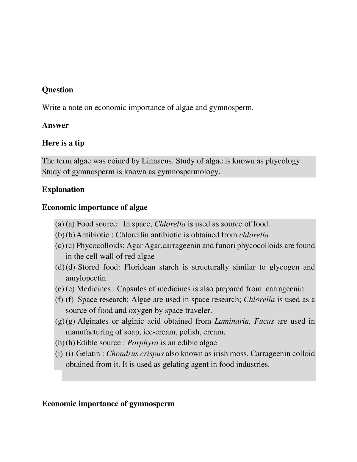 write an essay on economic importance of algae