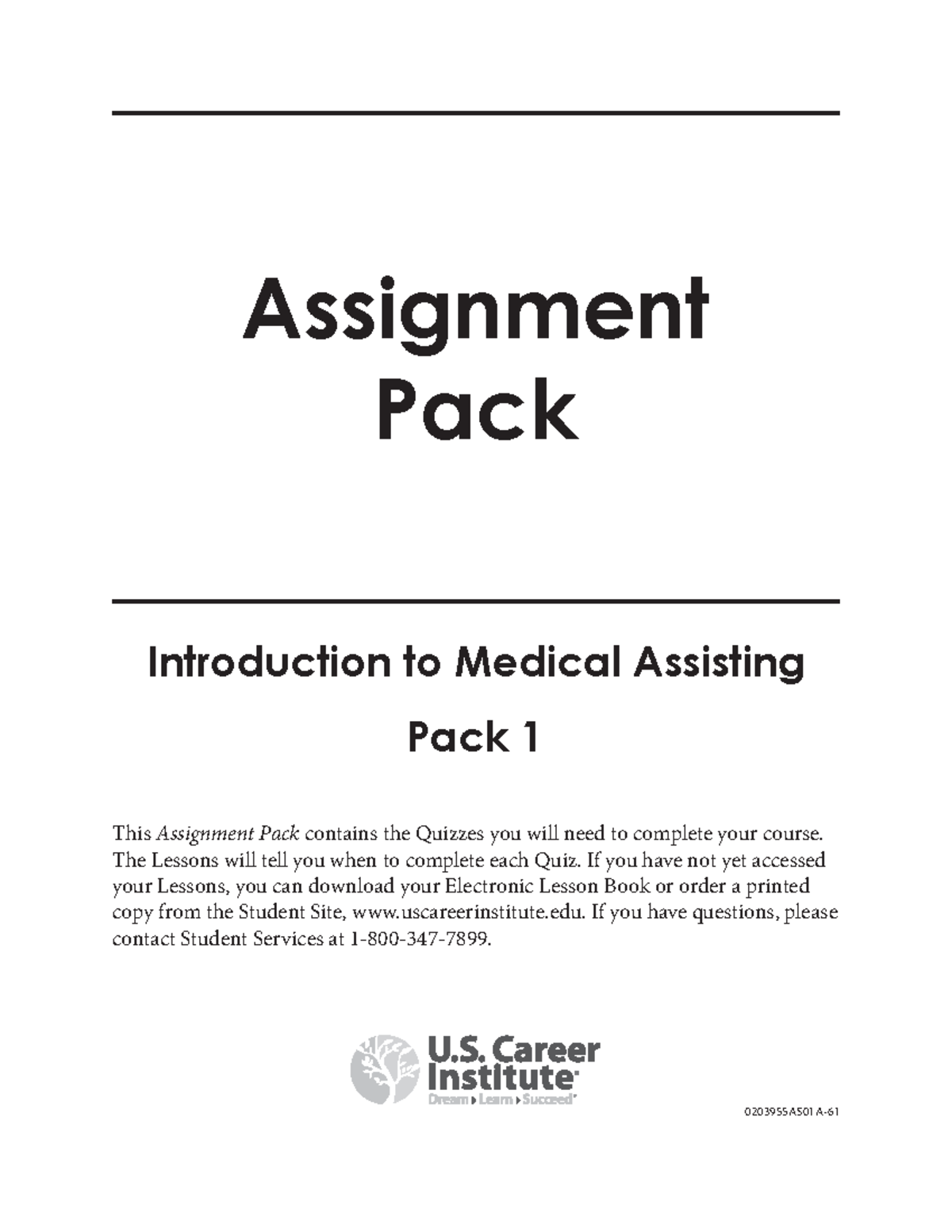 assignments in medical school