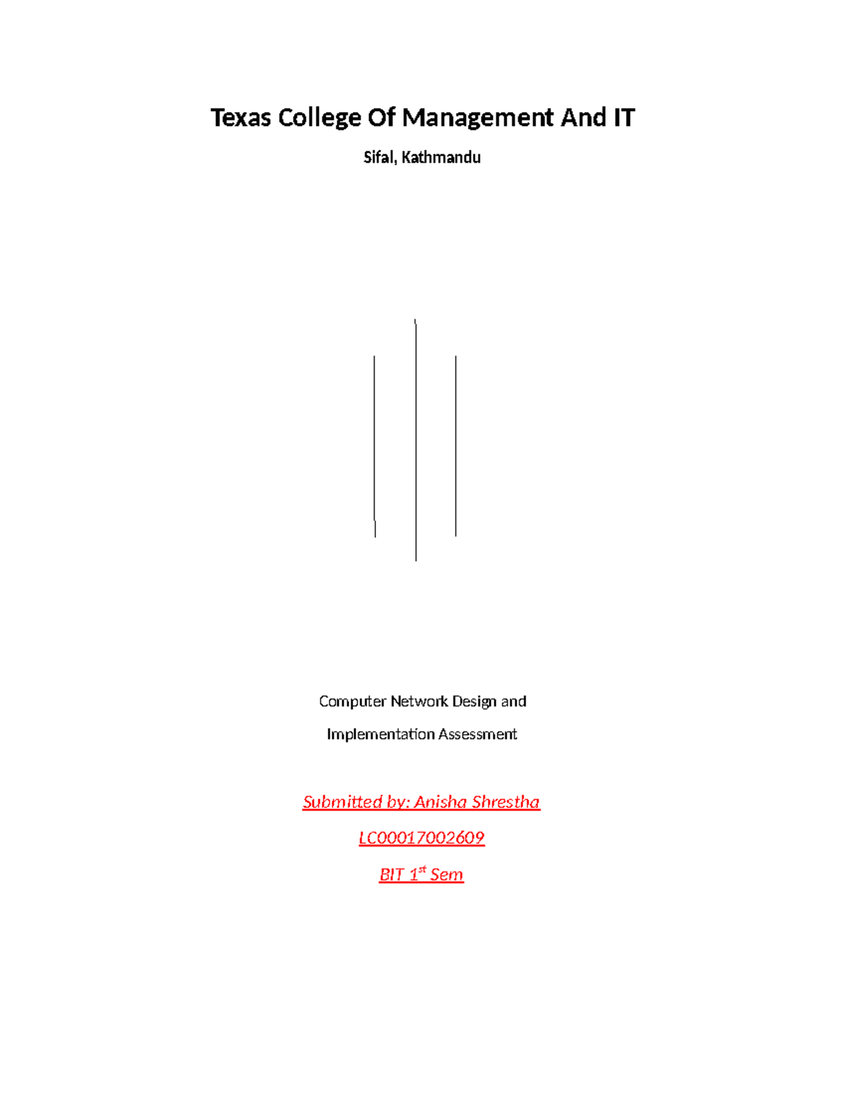 CN case study for bsc csit Texas College Of Management And IT Sifal