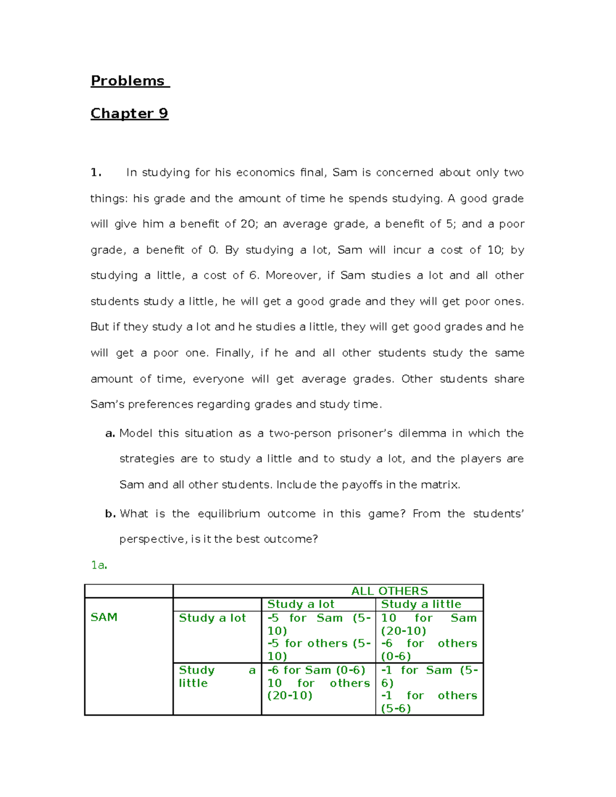 Chapter 9 Solutions - Problems Chapter 9 1. In Studying For His ...