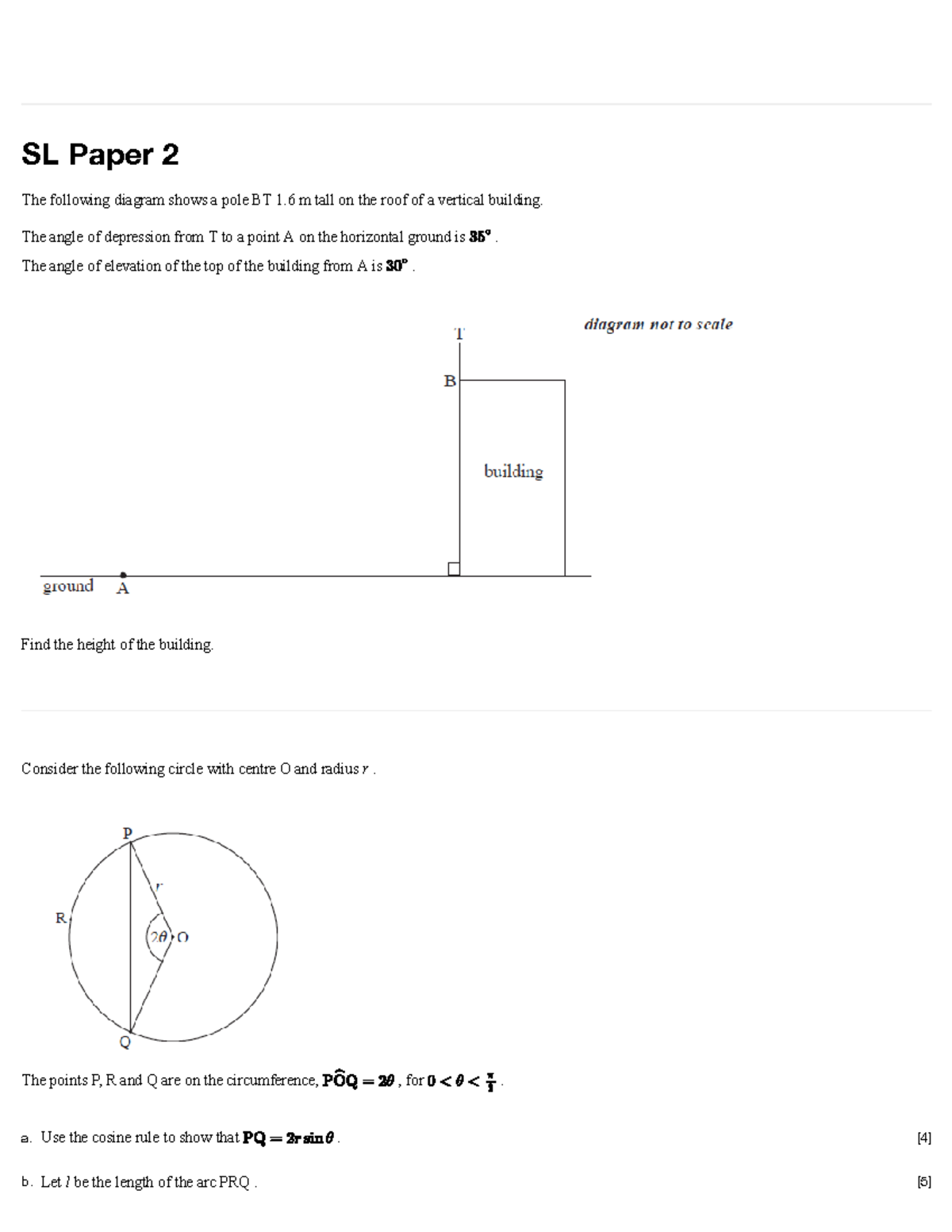 SL-paper 2 - Mathematics standard level calculator paper - SL Paper 2 ...