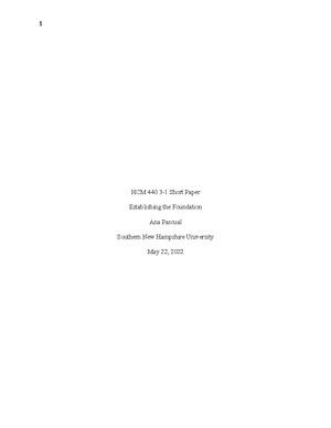 HCM 440 8-2 Final Project-Submit Integrated Review - RUNNING HEAD ...