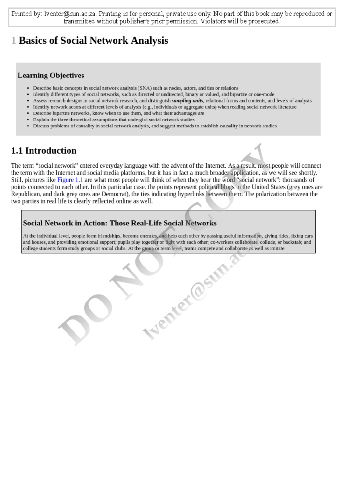 Social Network Analysis Methods And Examples