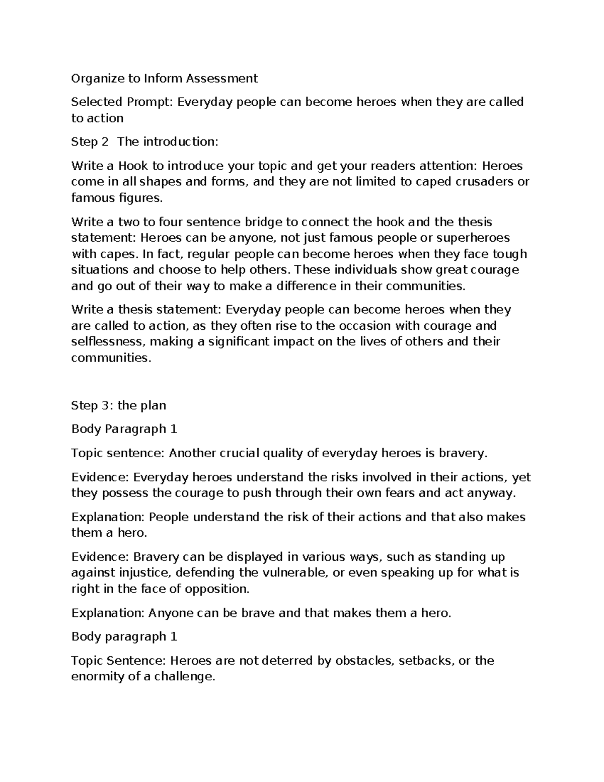 Document 4 - dff - Organize to Inform Assessment Selected Prompt ...