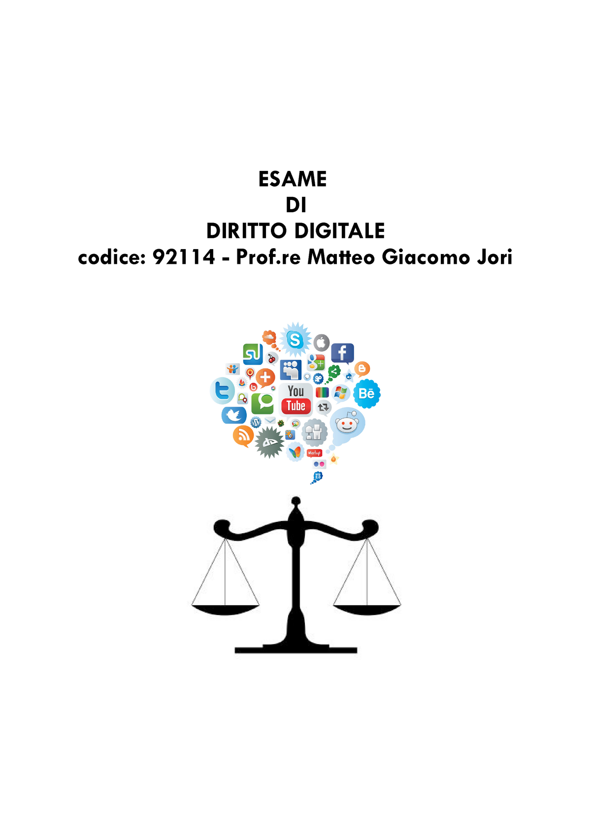 Appunti Diritto Digitale Versione Pdf 92083 Unibg Studocu