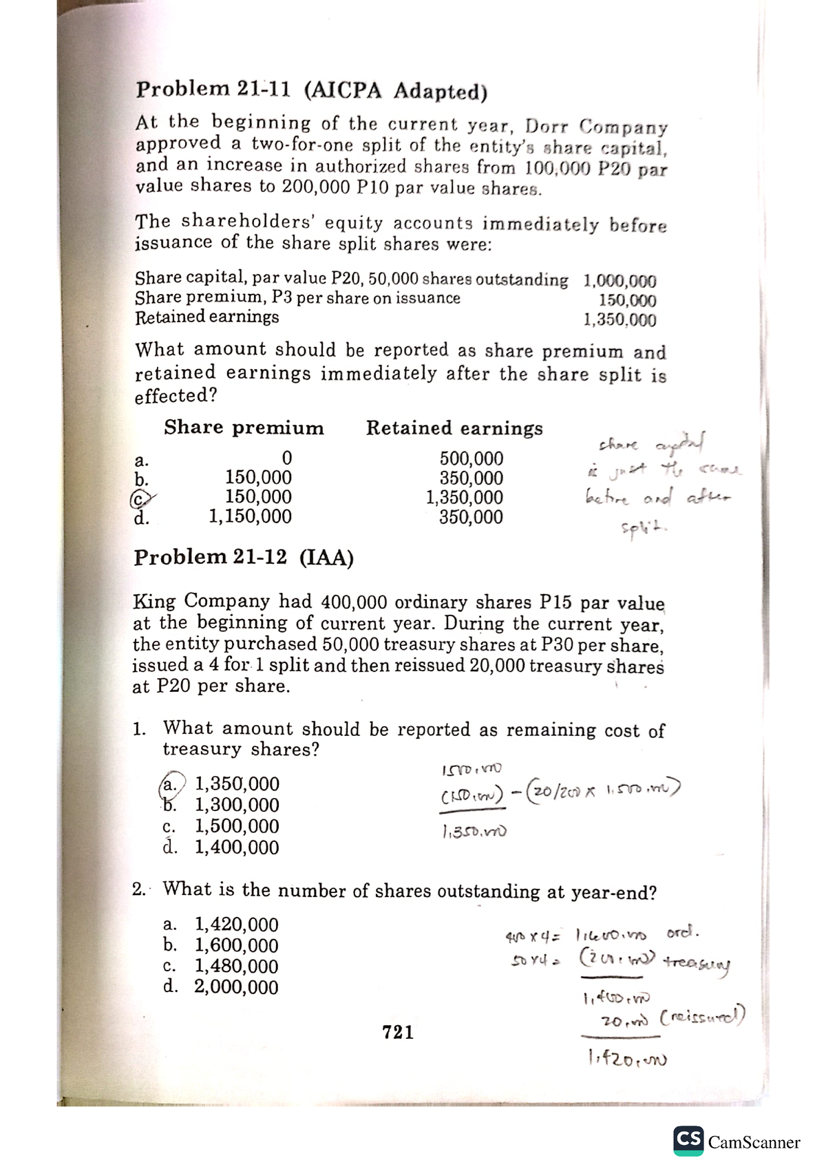 Chapter 21 - Intermediate Accounting Problems - BS Accountancy - Studocu