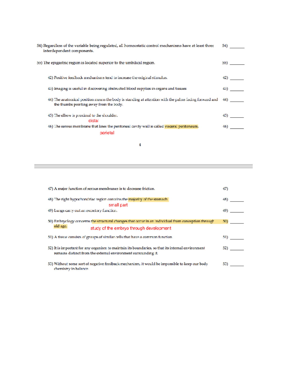 ANATOMY IS THE STUDY OF FUNCTION TRUE OR FALSE visual data 4