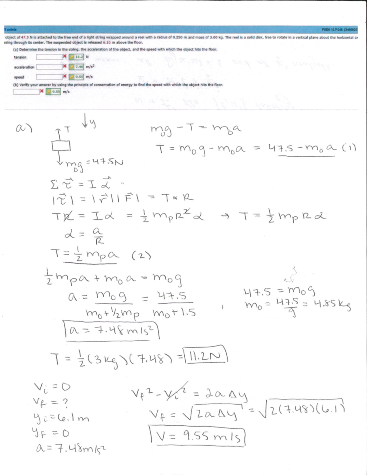 Hw 18 phy - HW key for instructor Tony - - Studocu