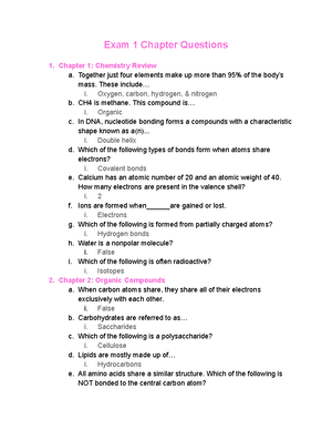 BIO Lab Midterm Study Guide - BIO 161 Lab Midterm Review 1. Lab 1 ...