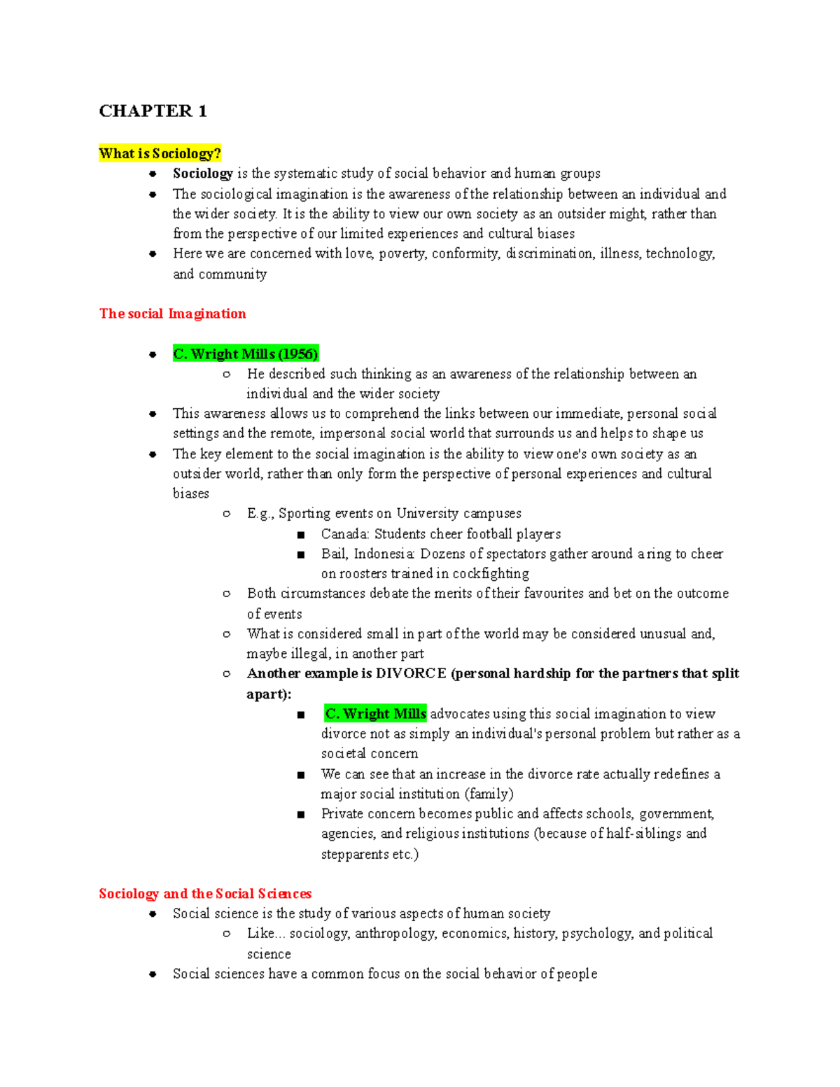 sociology-of-the-everyday-105-exam-notes-chapter-1-what-is-sociology