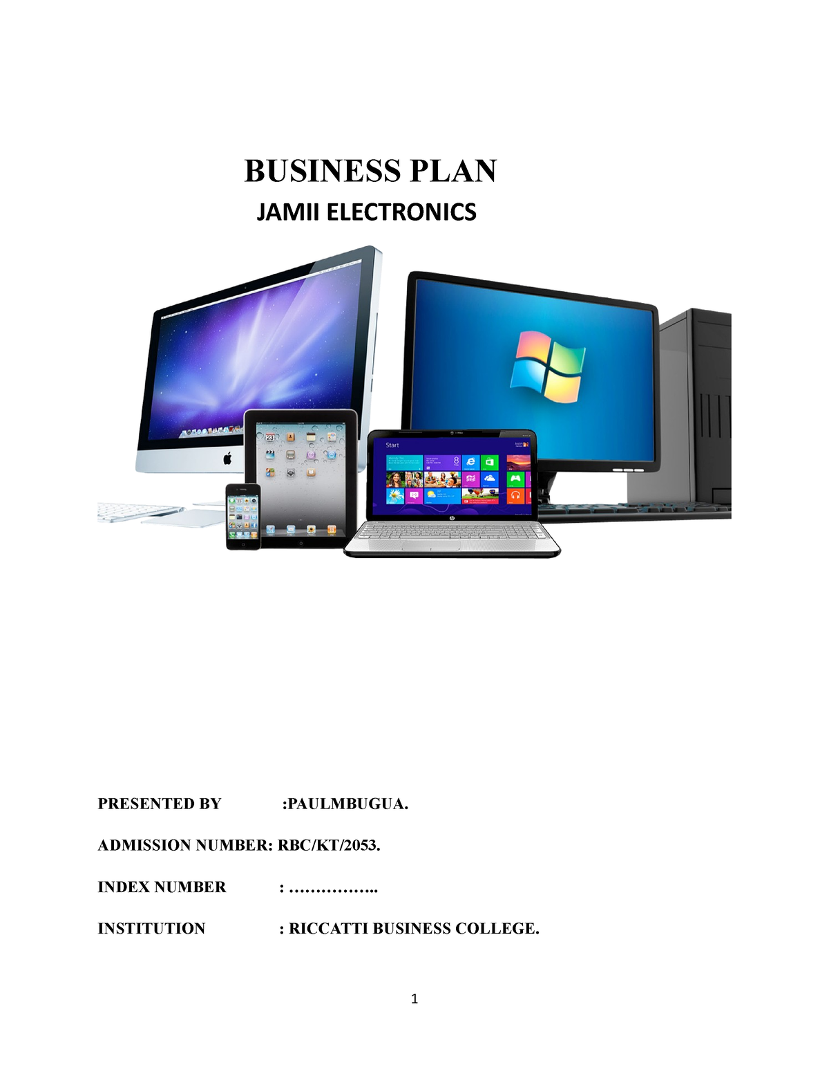 business plan jamii forum