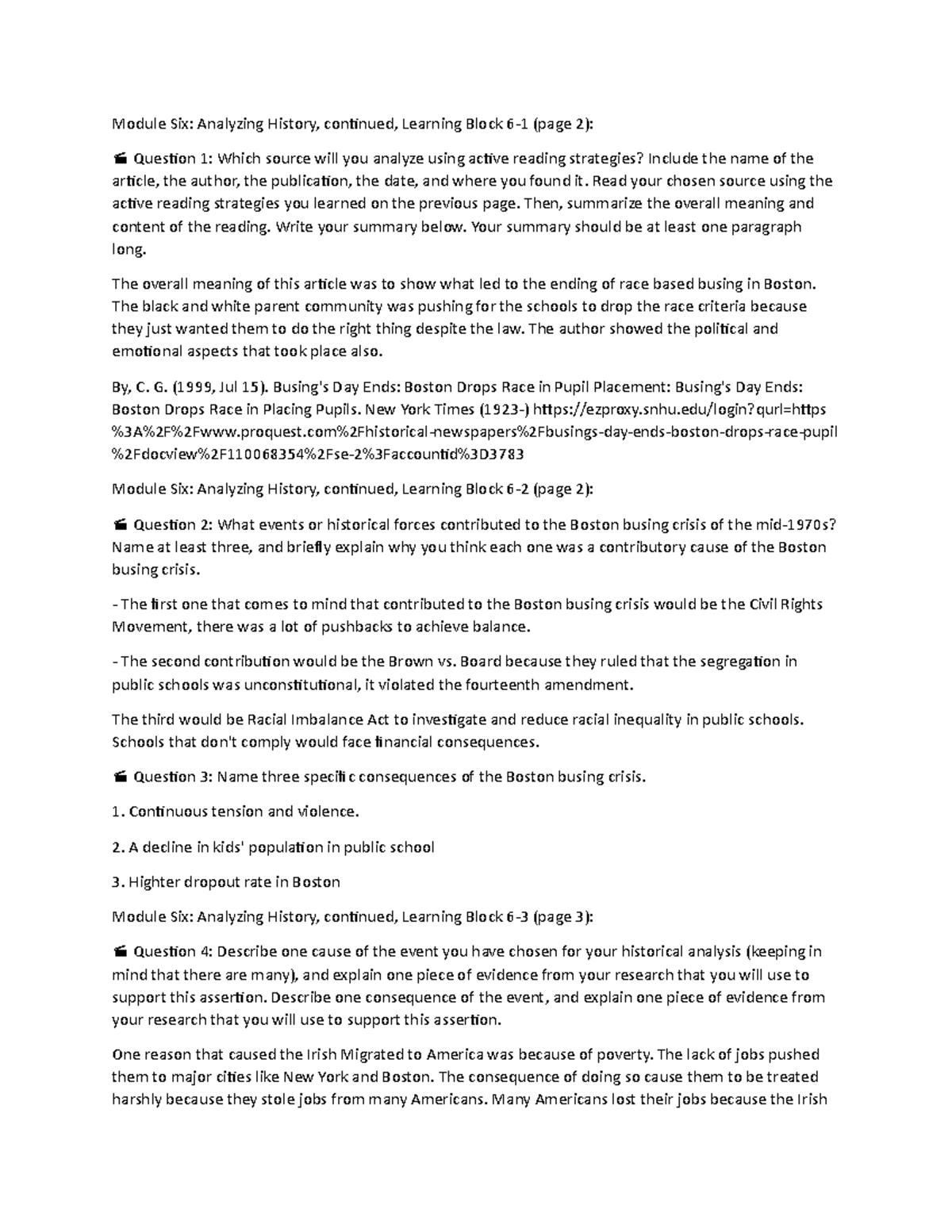 Document 27 - HIS100 - SNHU - Studocu