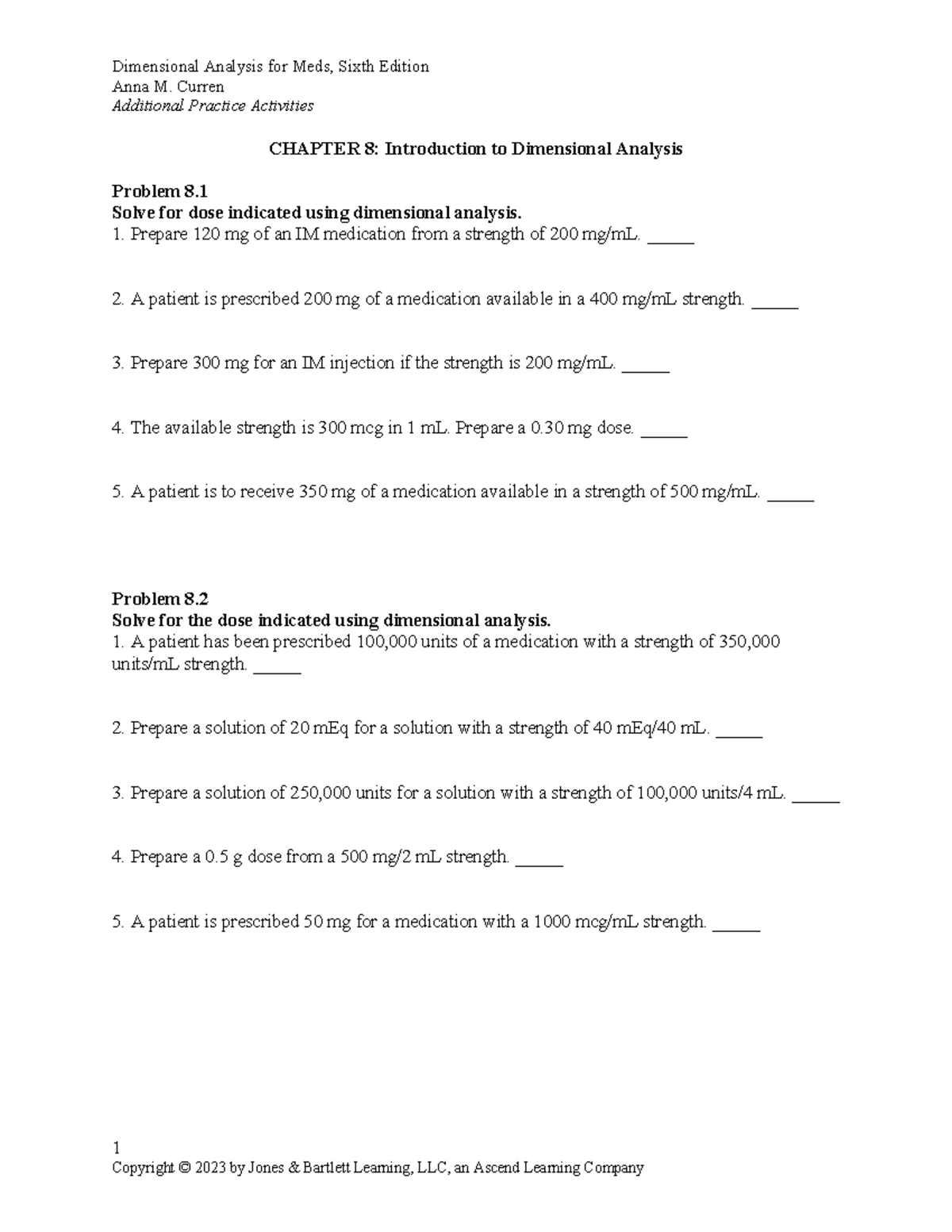 DA practice - Anna M. Curren Additional Practice Activities CHAPTER 8 ...