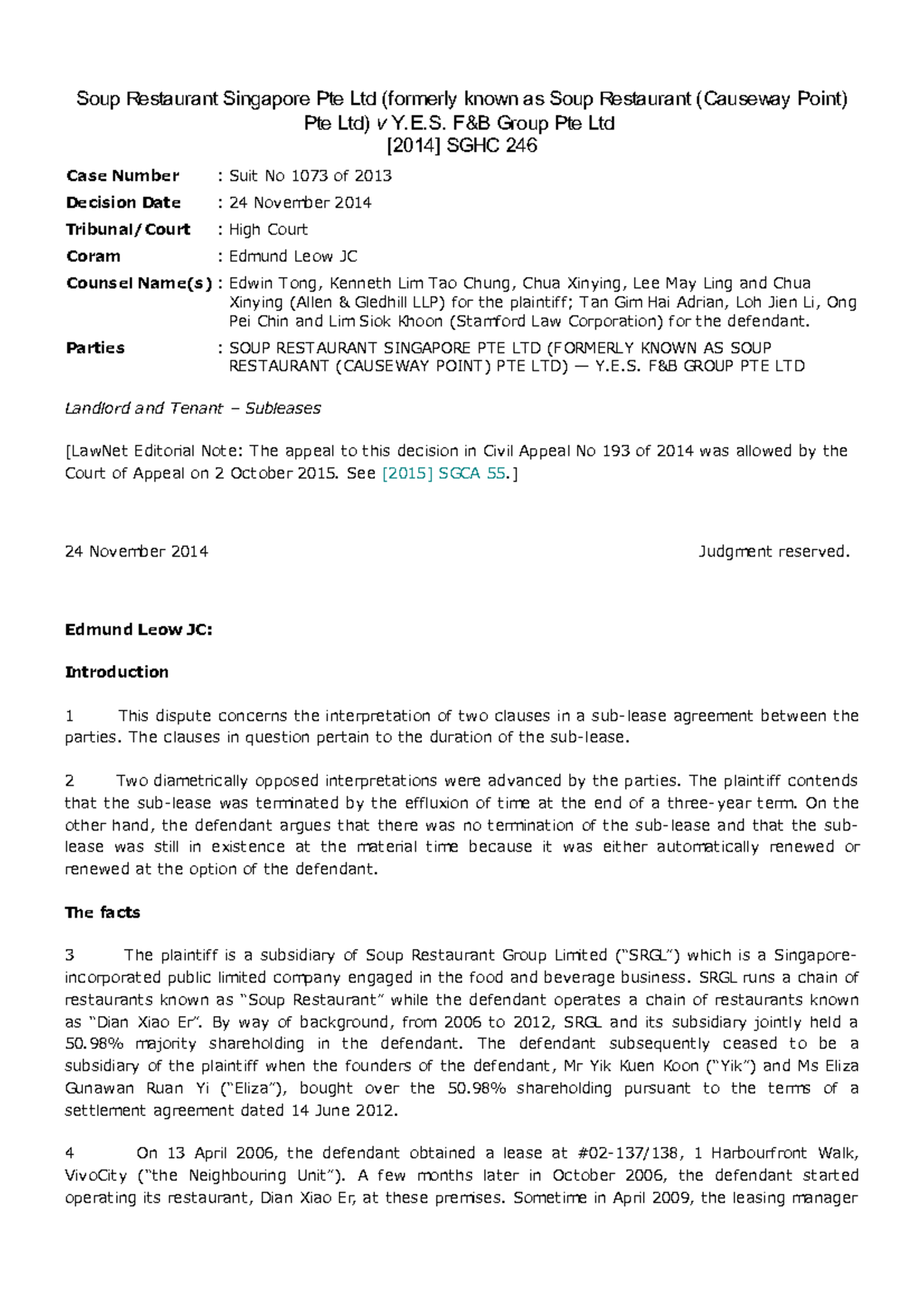 Soup+Restaurant+Singapore+Pte+Ltd+%28Causeway+Point%29+Pte+Ltd%29+v+Y.E ...