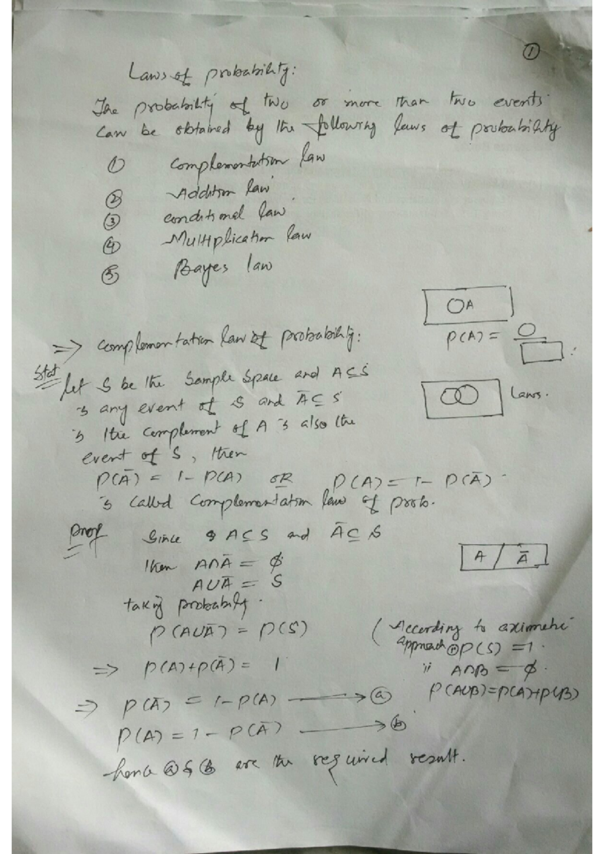 Probability AND Statistics Lecture 08 - Laws of probability: The ...