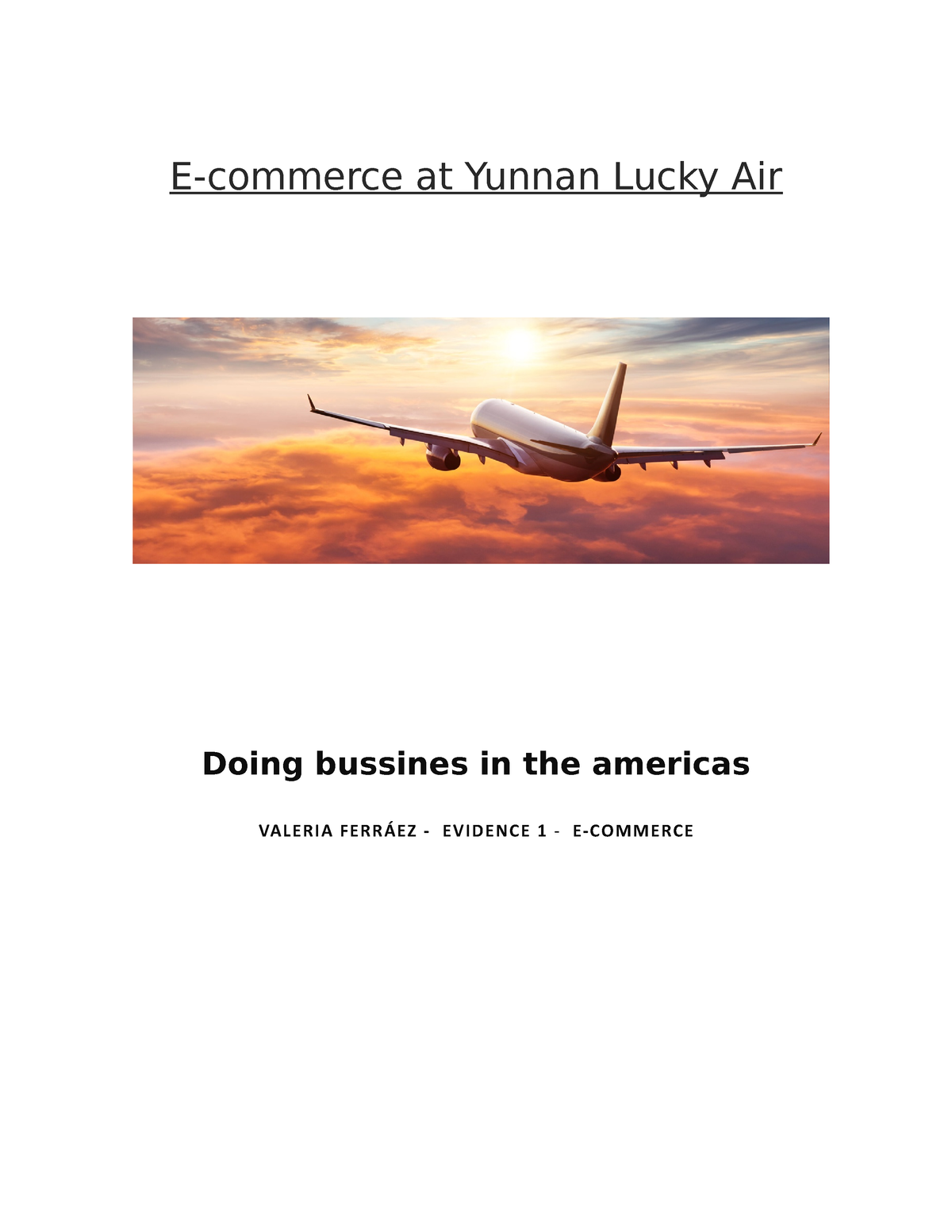 e commerce at yunnan lucky air case study answers