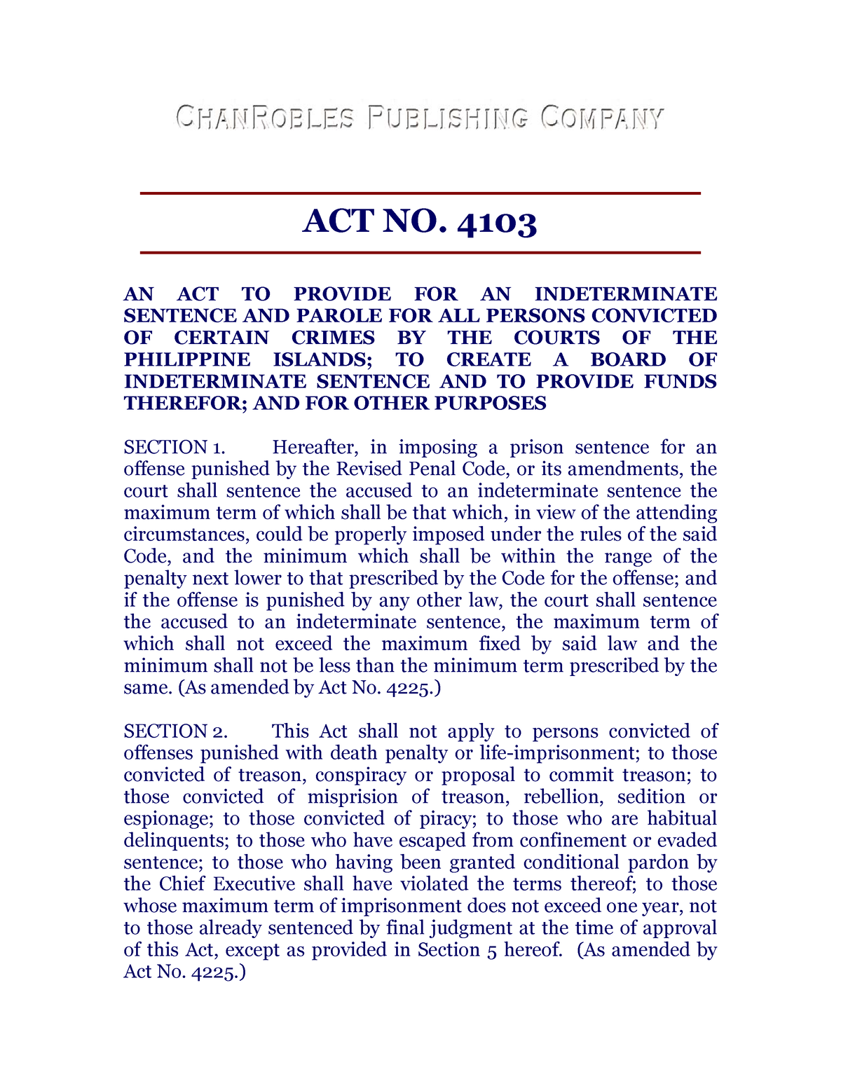 act-no-4103-act-no-4103-act-no-4103-an-act-to-provide-for-an-indeterminate-sentence-and