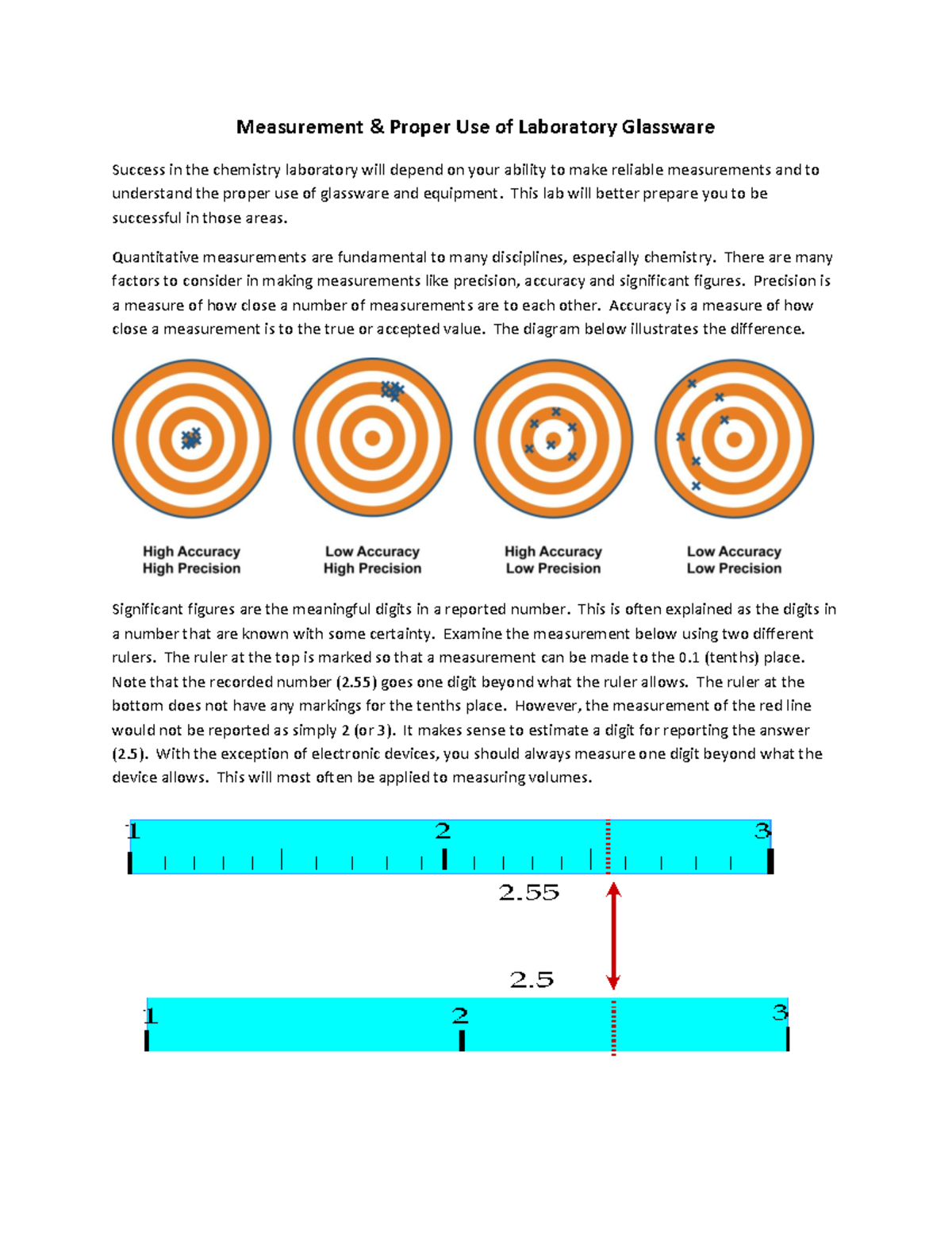 Making Proper Measurements-2 - Measurement & Proper Use Of Laboratory ...