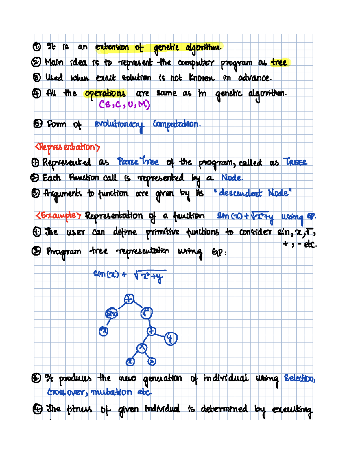 Genetic programming - It is an extension of genetic algorithm Main idea ...
