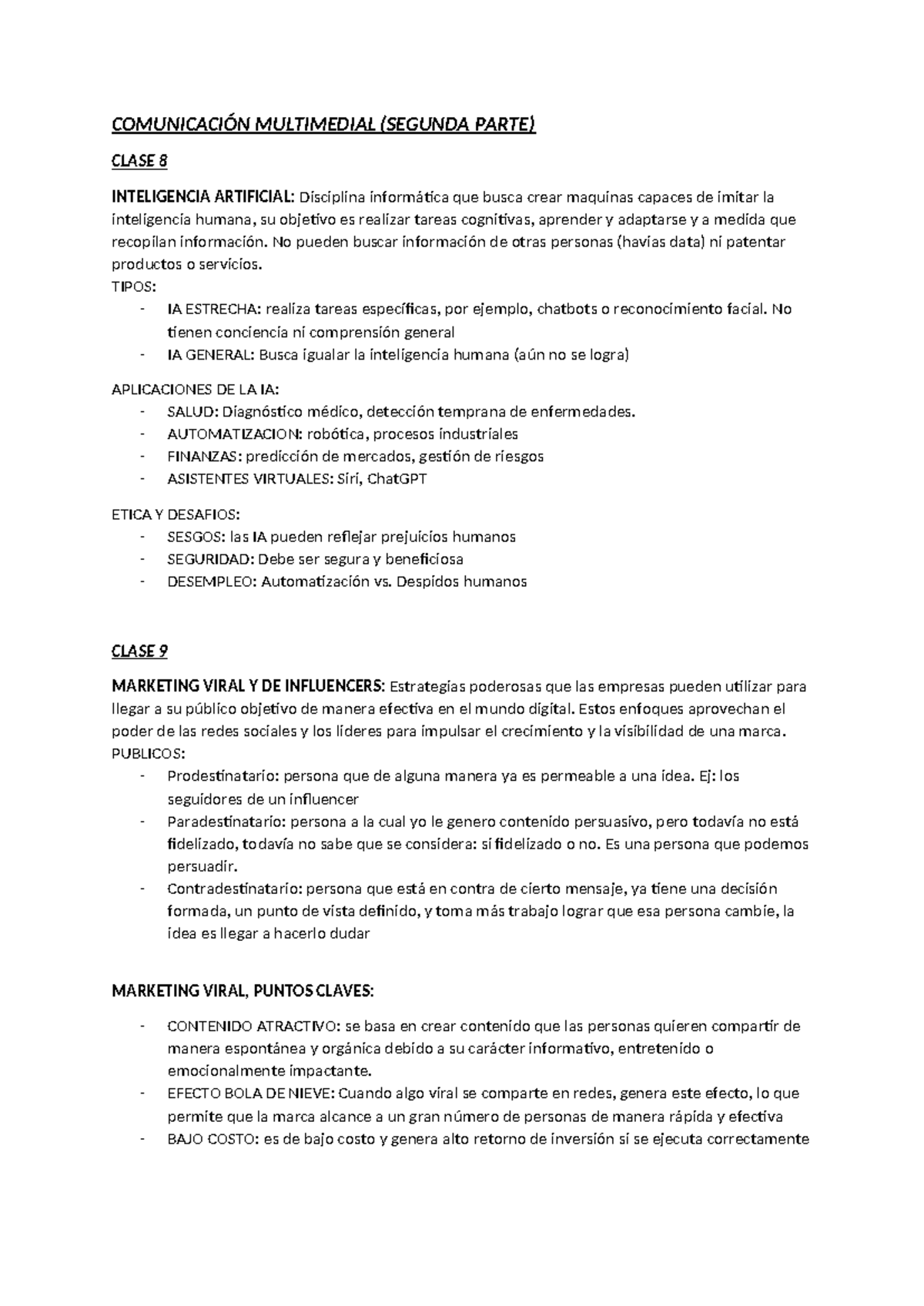 Comunicación Multimedial 2P - COMUNICACIÓN MULTIMEDIAL (SEGUNDA PARTE ...