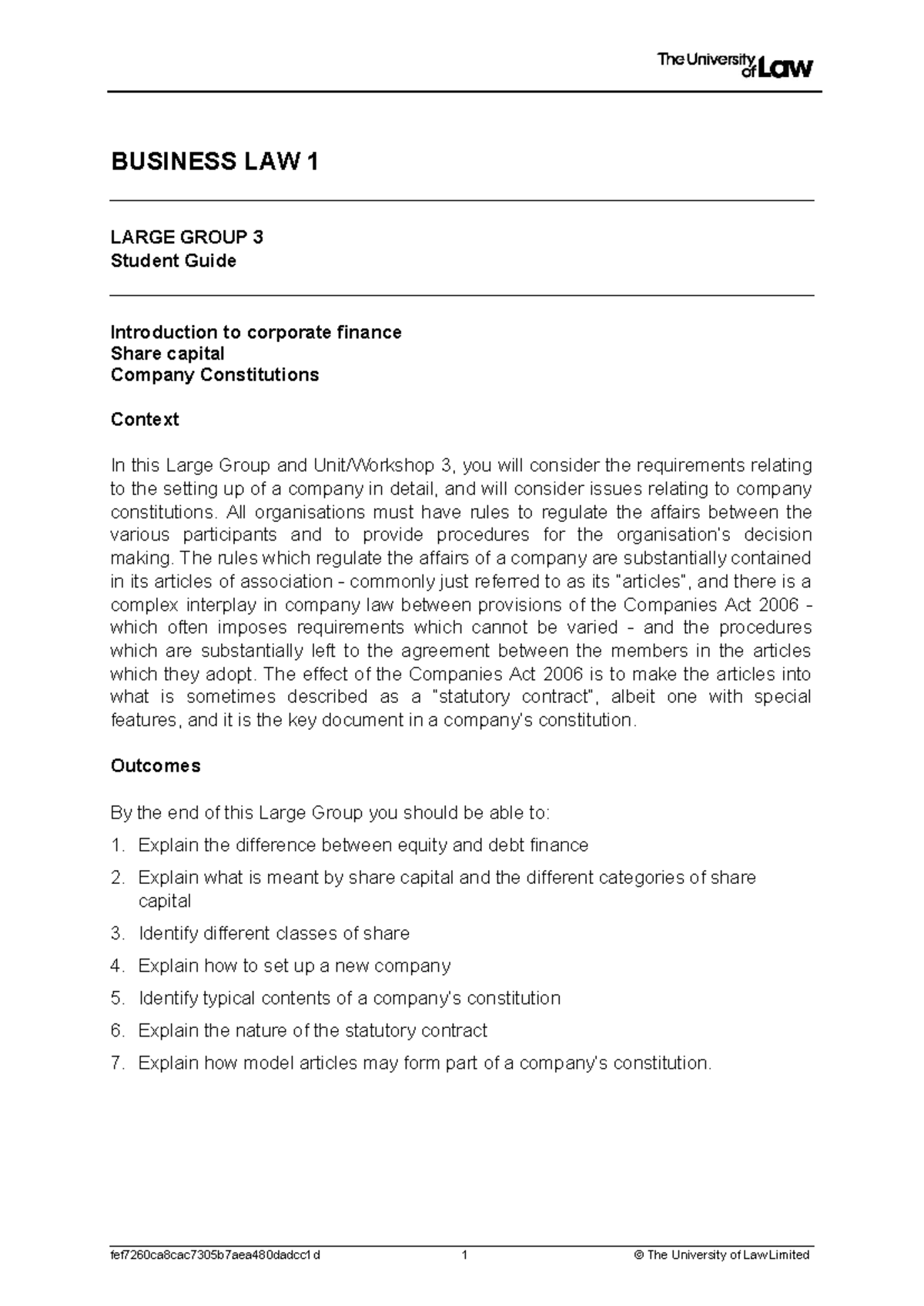 2324 bus1 lg03 ce01 student guide - BUSINESS LAW 1 LARGE GROUP 3 ...