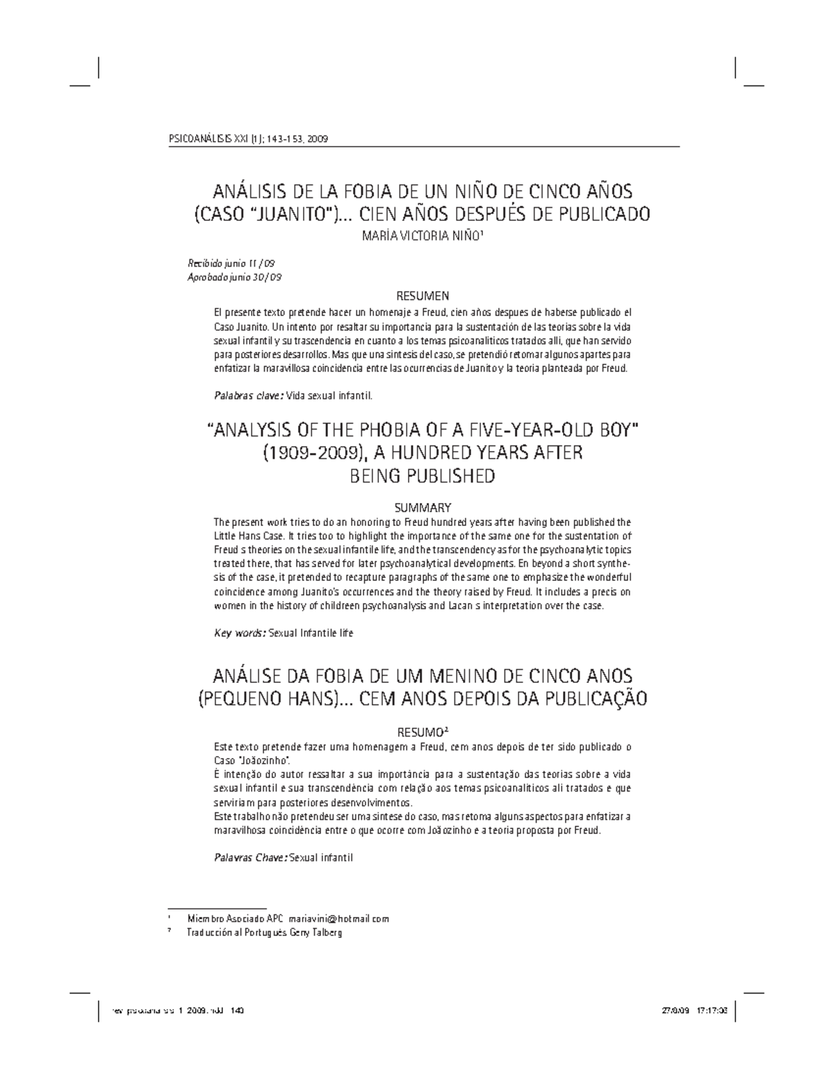 Dialnet-Analisis De La Fobia De Un Nino De Cinco Anos Caso Juanito ...