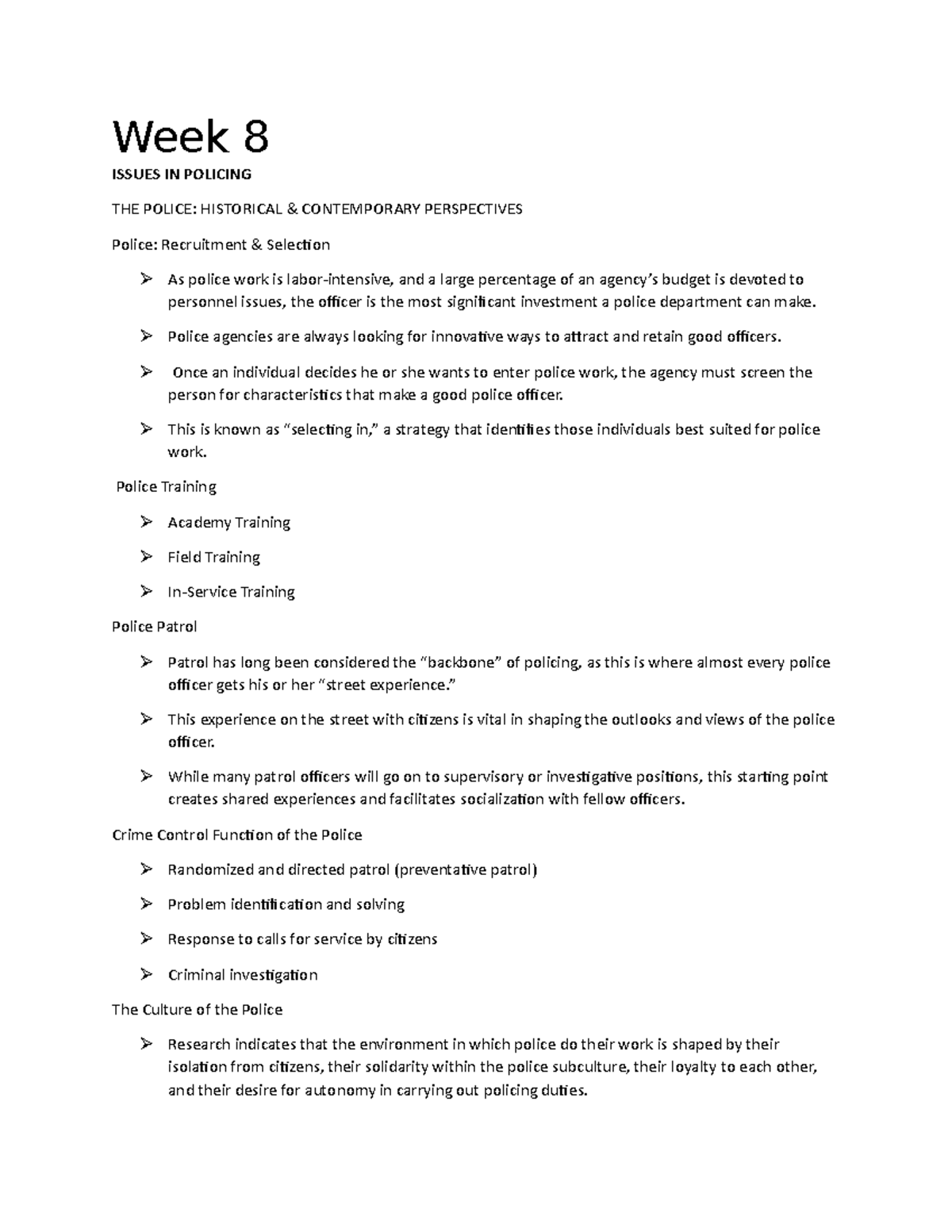 Final Study Guide - Lecture notes, quiz questions, and more. - Week 8 ...