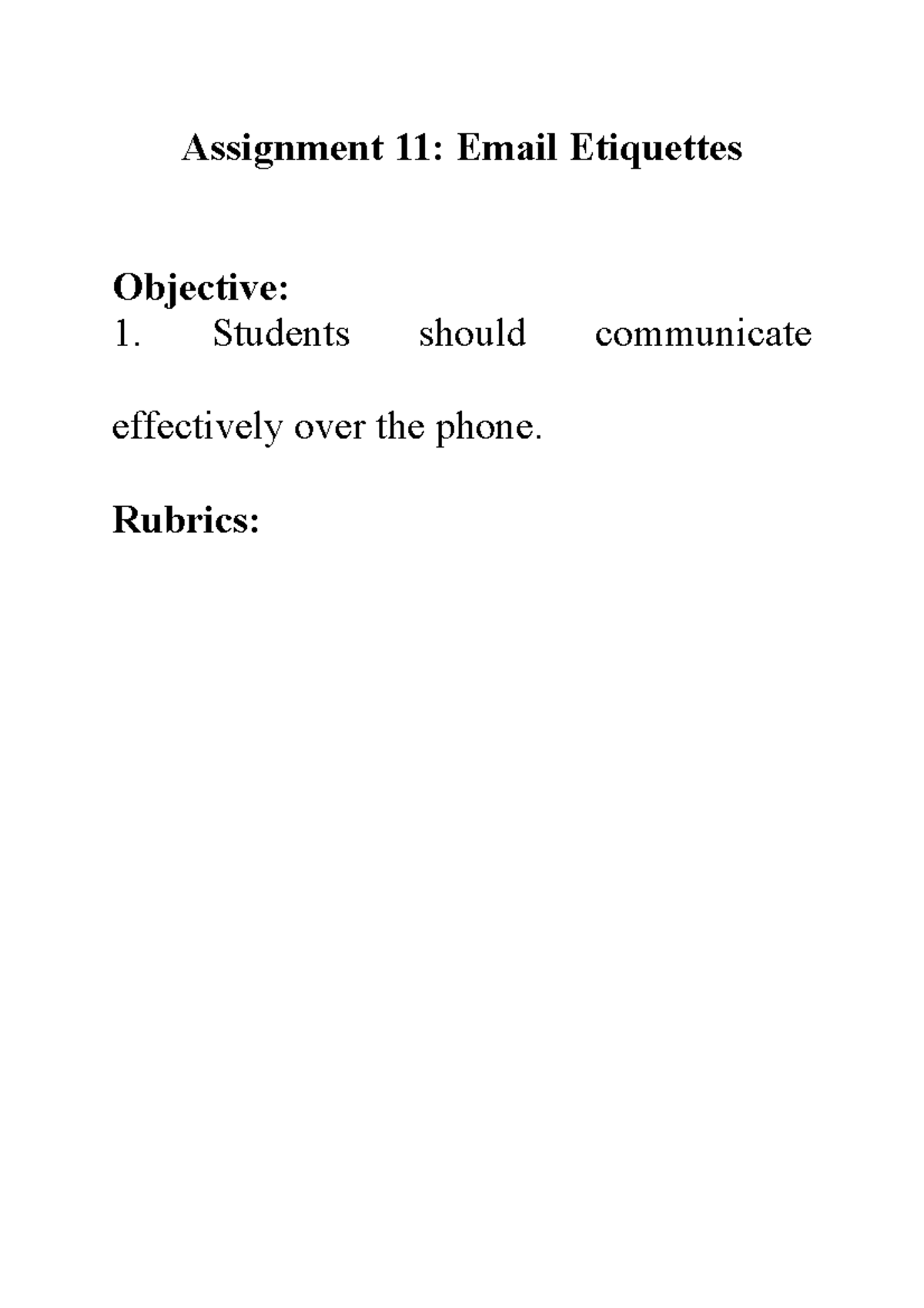 assignment-11-oop-assignment-11-email-etiquettes-objective