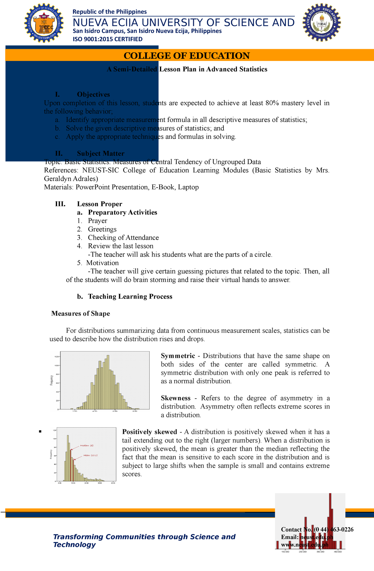 semi-detailed-lesson-plan-in-basis-statistics-ccc-a-semi-detailed