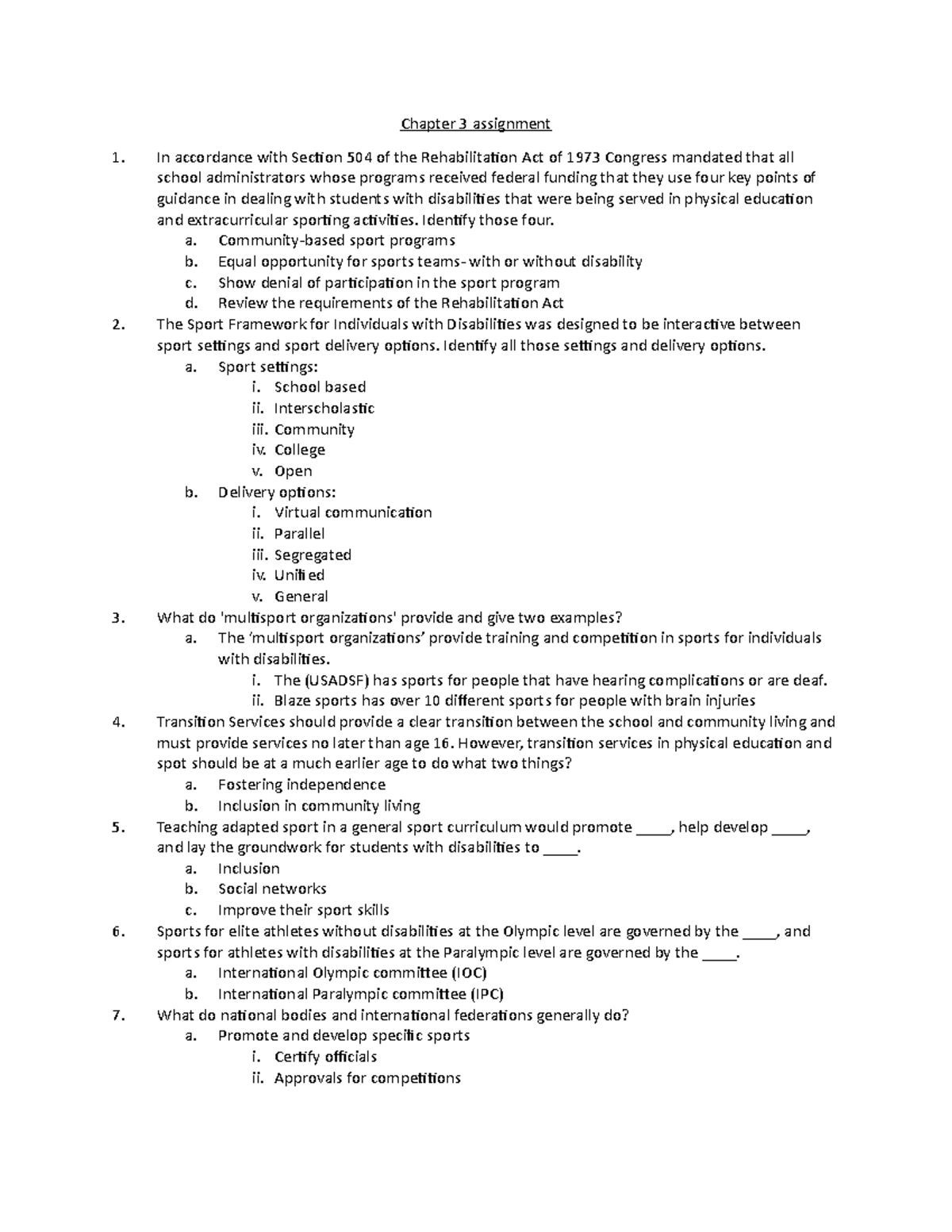 Assignment 3 - :) hope this helps - Chapter 3 assignment In accordance ...