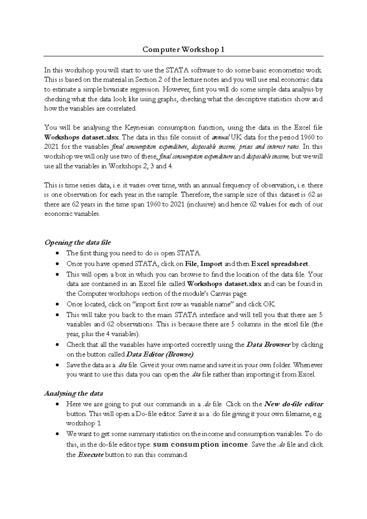 Computer+Workshop+1 - Ghhhh - Computer Workshop 1 In this workshop you ...