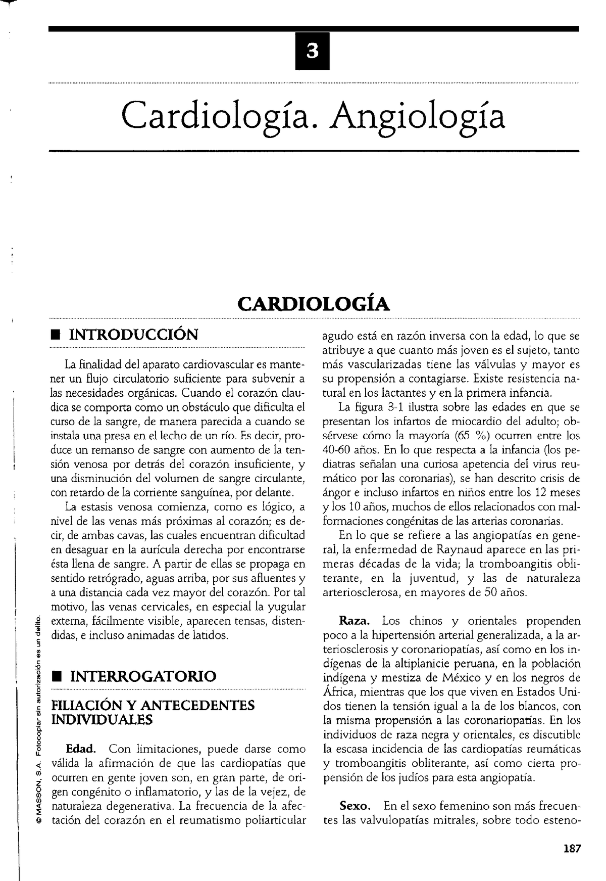 Cardio-SEM - Libro de suros - 11 C a rdiología. An g iología CA RDIOLOGÍA  IN TR ODUCC I ÓN Raza. Lo - Studocu