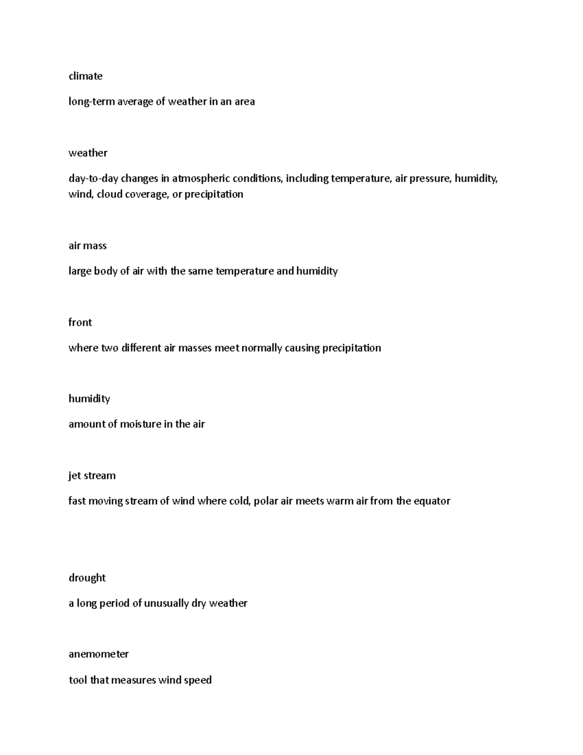 met-2010-ch-1-chapter-1-notes-climate-average-of-weather-in-an-area