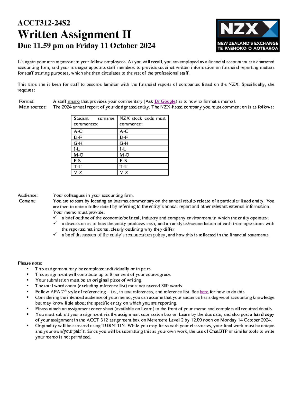 Acct312 24s2 Written Assignment Ii Acct 312 2 4s Written Assignment