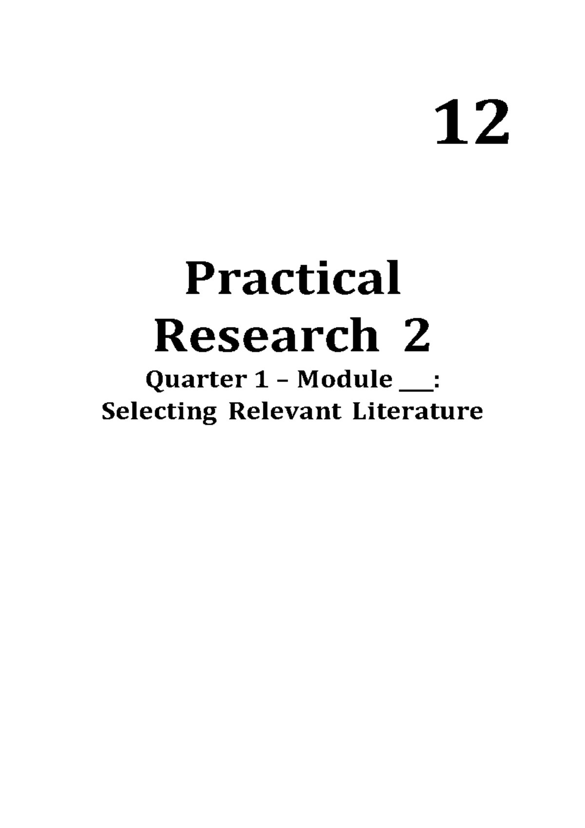 selecting relevant literature in research