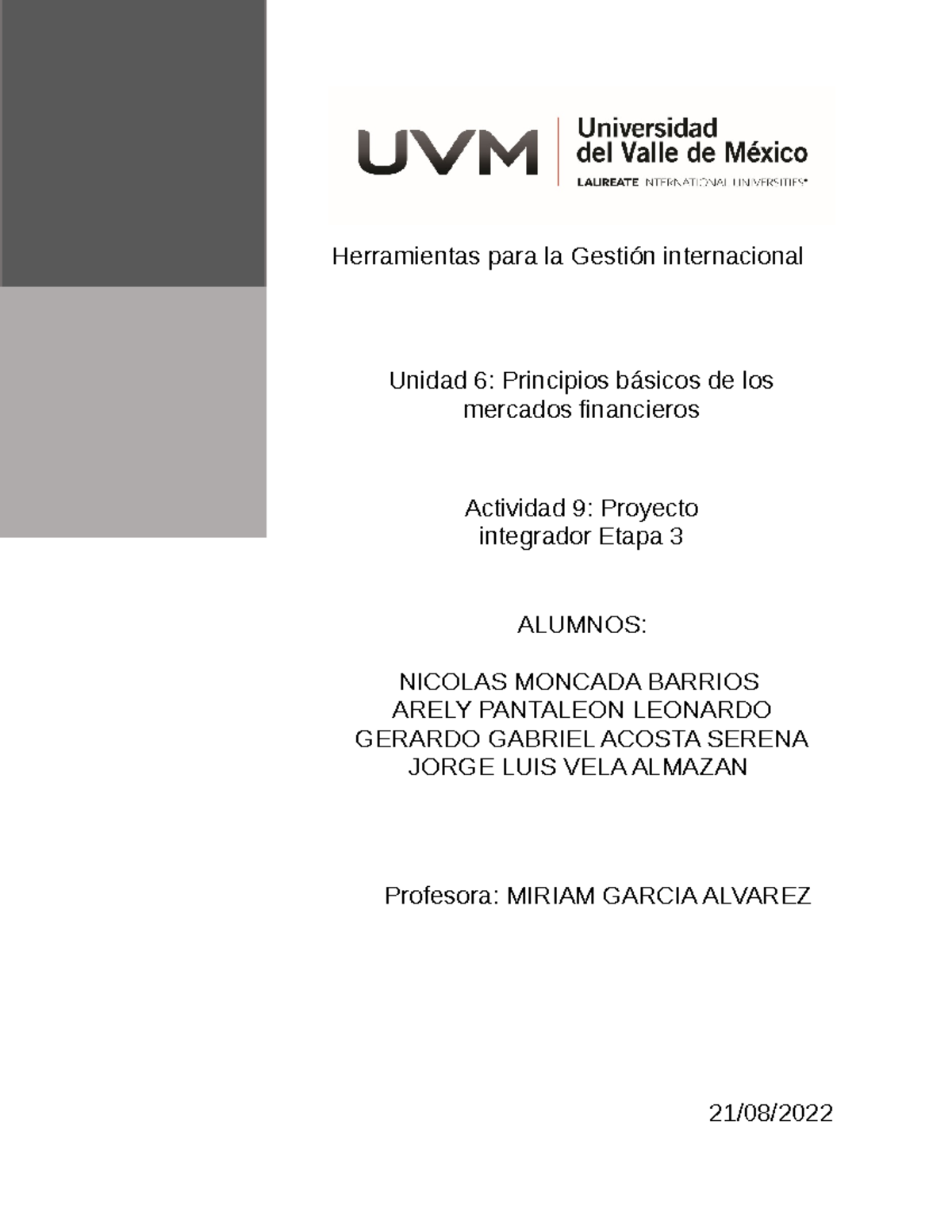 A9 Proyecto integrador 3 HPGI - Herramientas para la Gestión ...