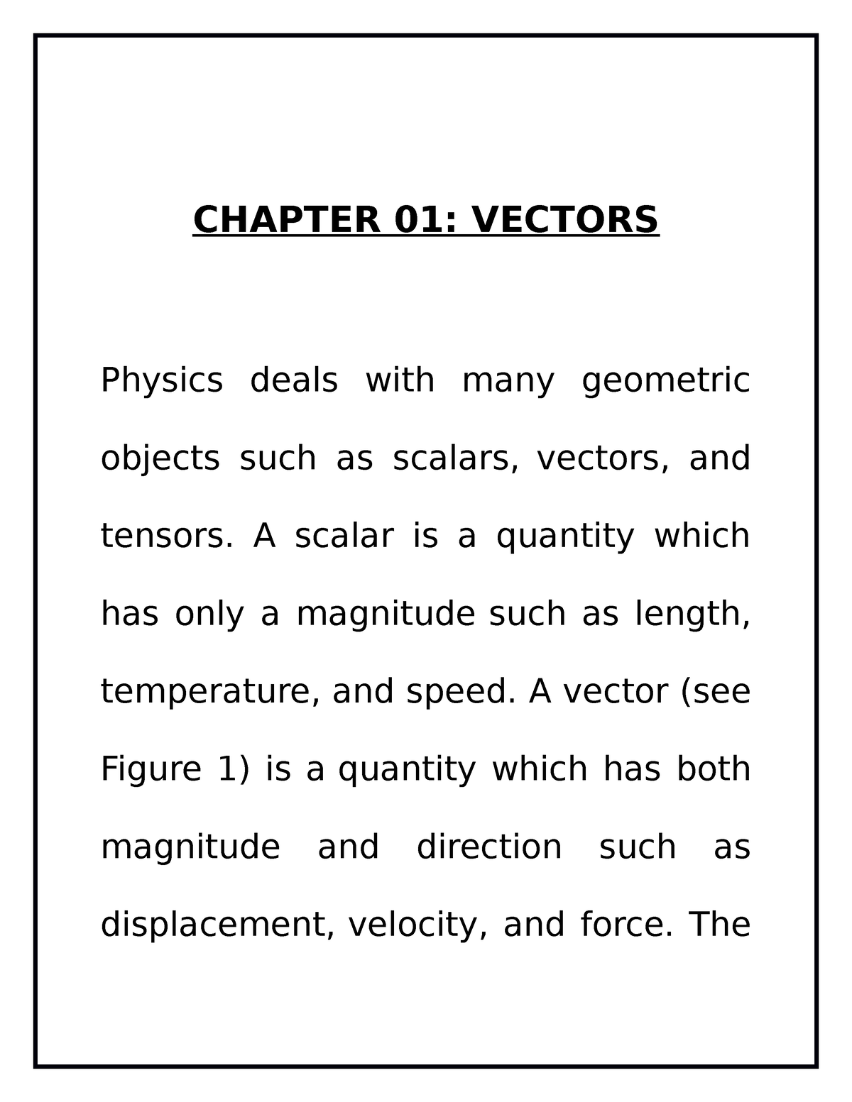 lecture-note-of-vectors-chapter-01-vectors-physics-deals-with-many