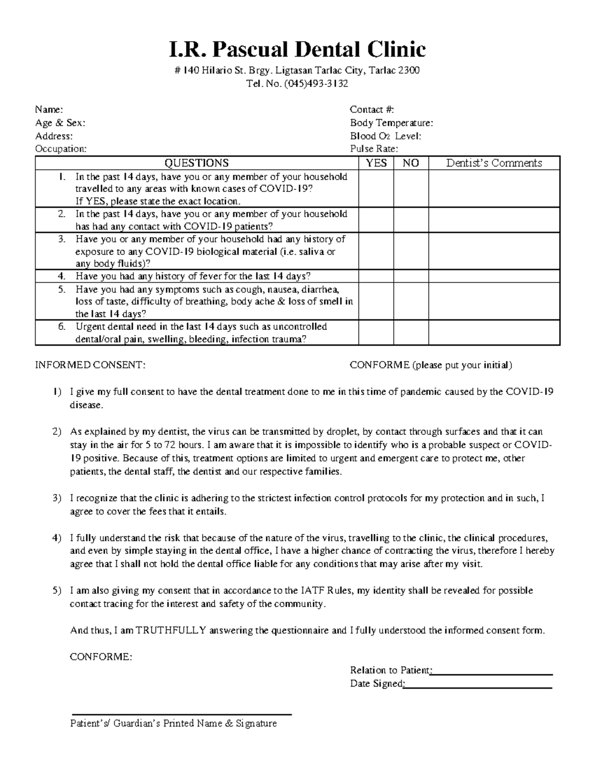 Questionnaire - NCM 102, also known as Fundamentals of Nursing, is a ...